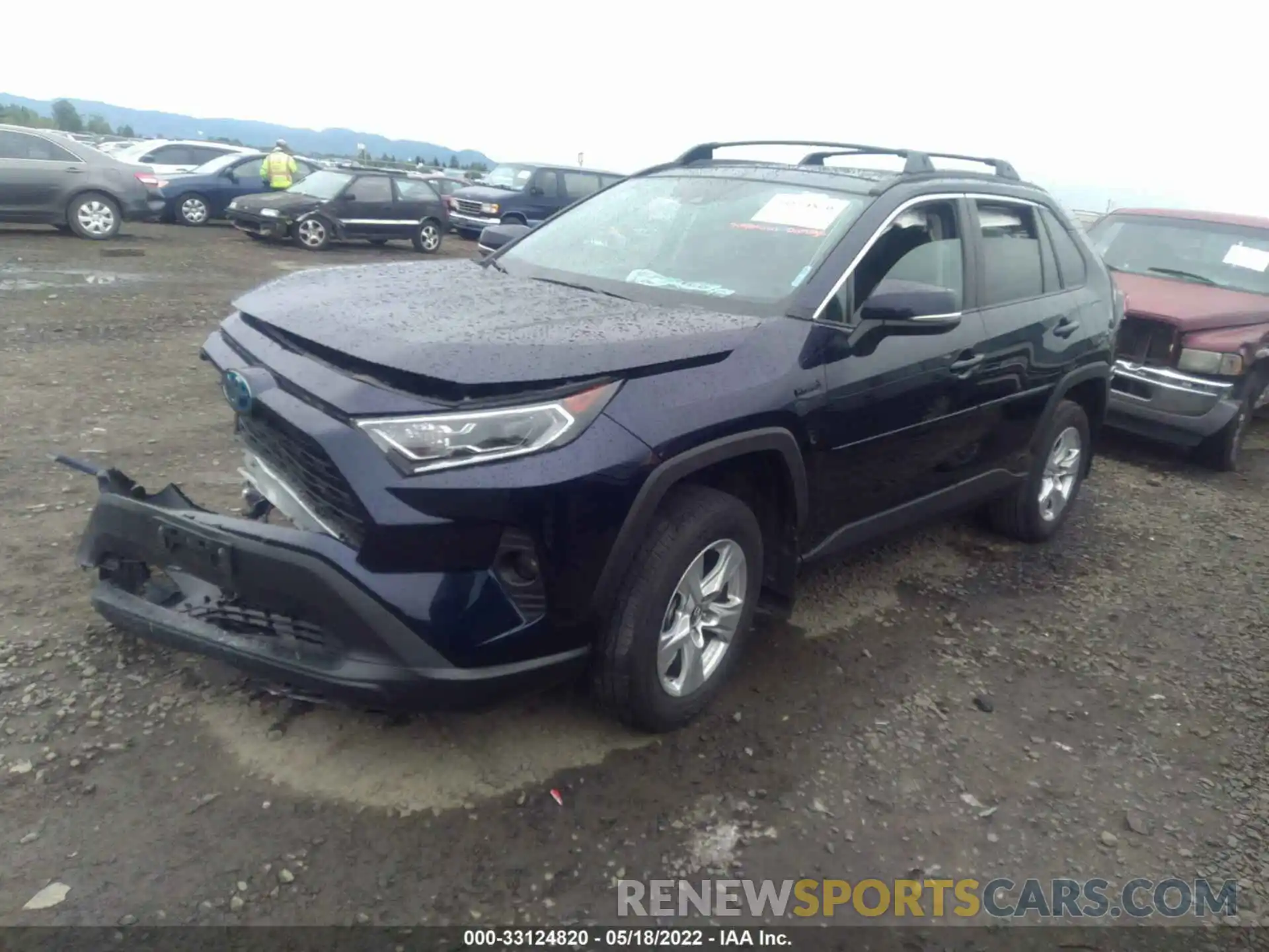 2 Photograph of a damaged car 2T3RWRFV0KW033947 TOYOTA RAV4 2019