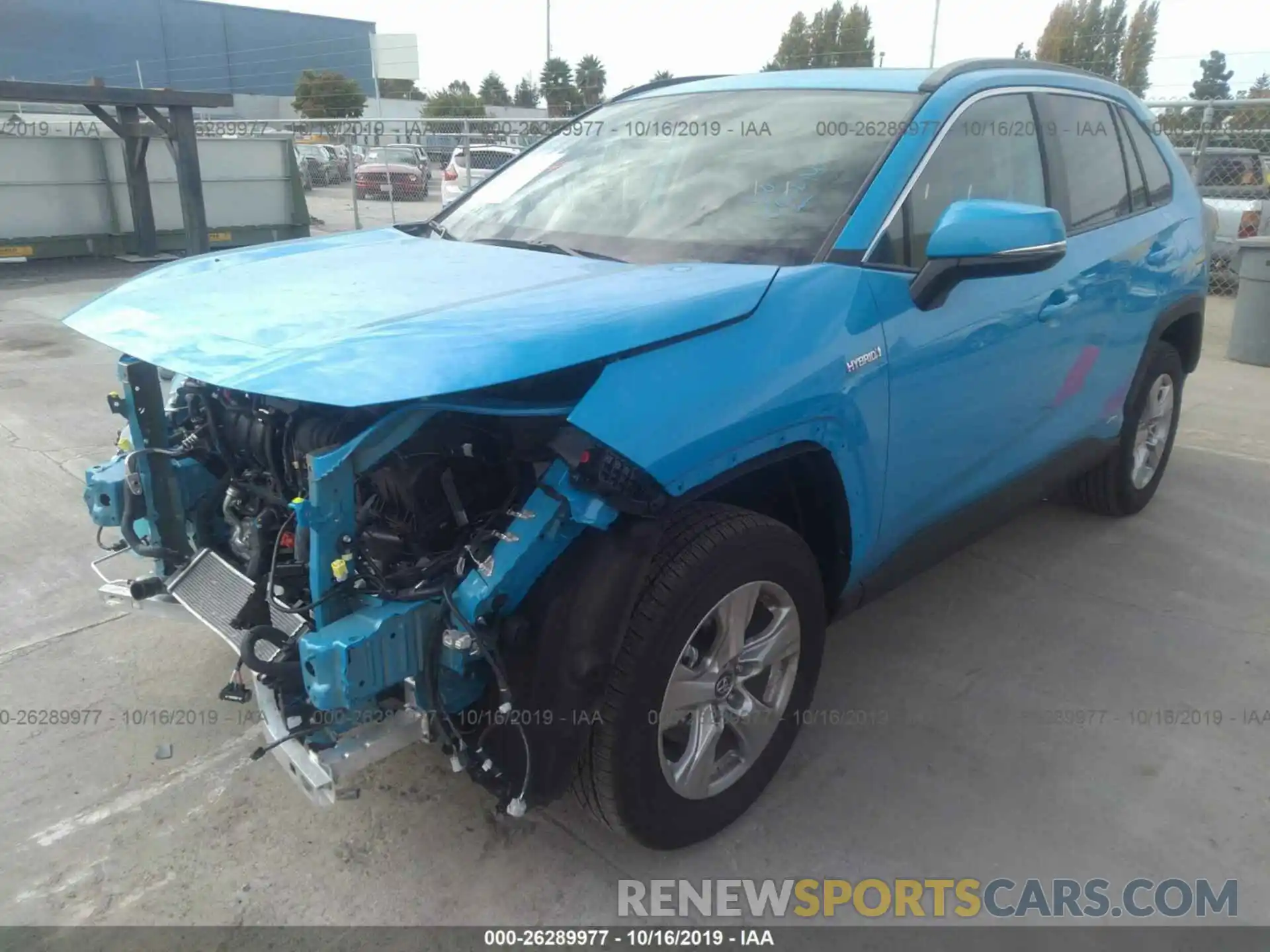 2 Фотография поврежденного автомобиля 2T3RWRFV1KW004375 TOYOTA RAV4 2019