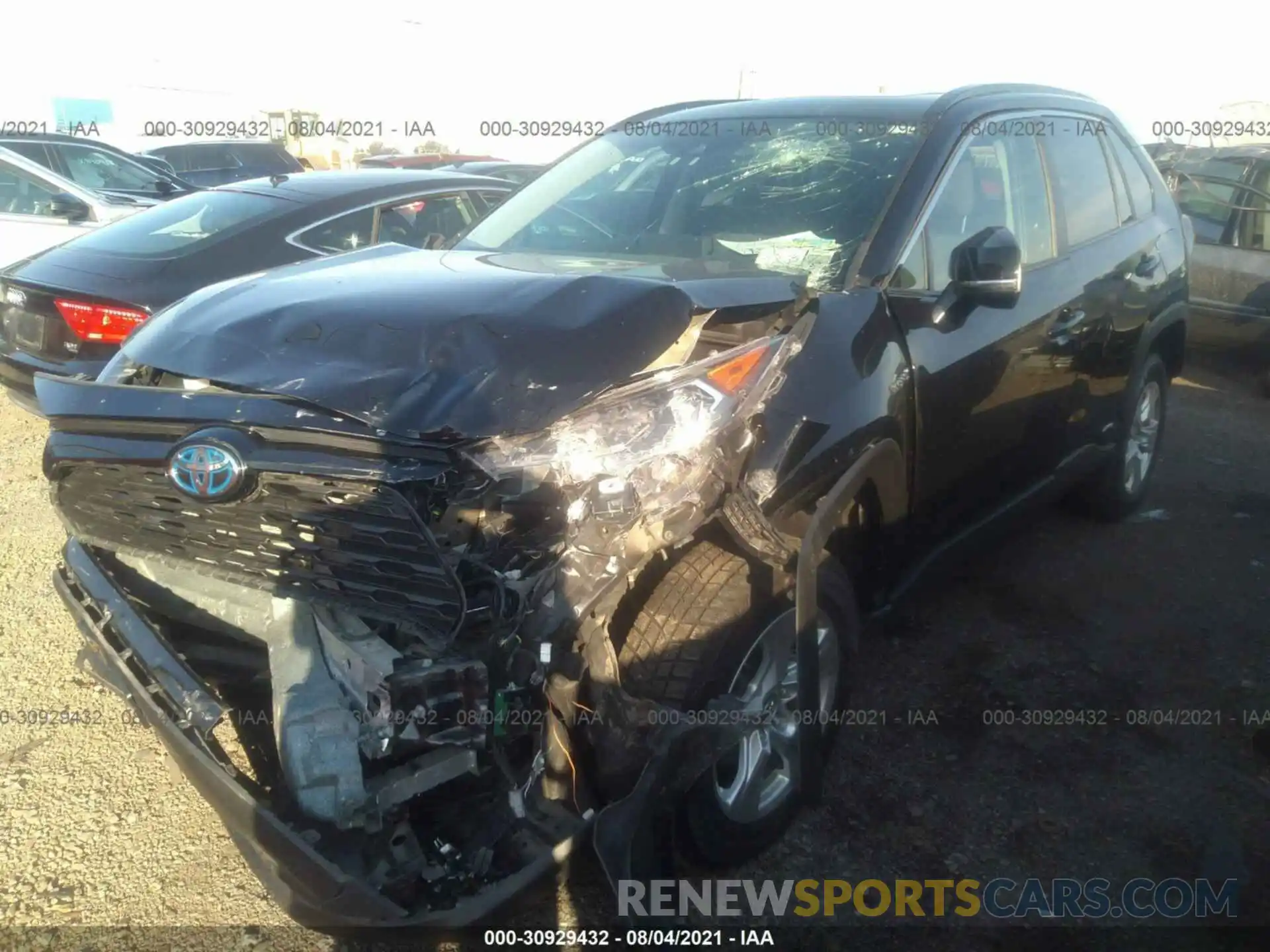 2 Photograph of a damaged car 2T3RWRFV1KW008023 TOYOTA RAV4 2019