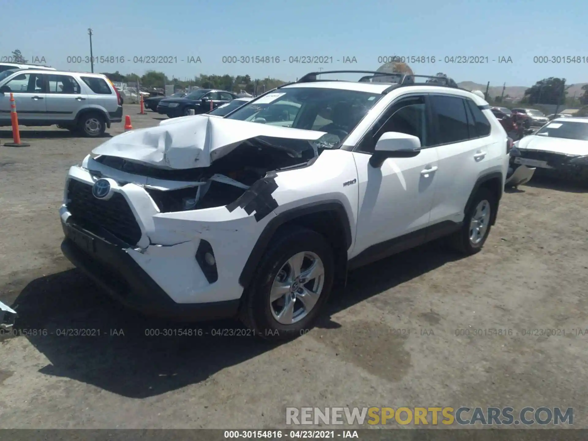 2 Фотография поврежденного автомобиля 2T3RWRFV1KW013996 TOYOTA RAV4 2019