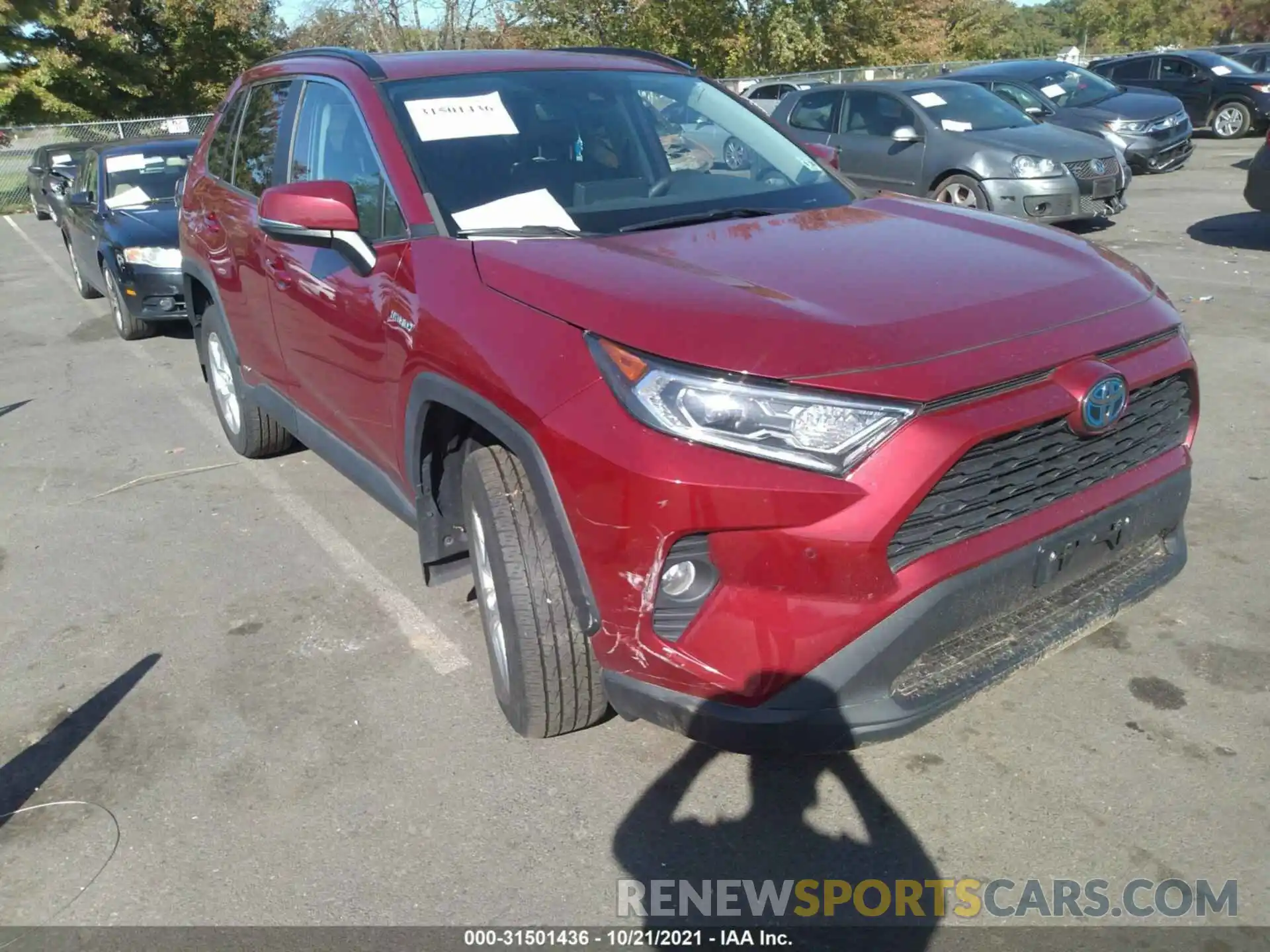 6 Photograph of a damaged car 2T3RWRFV1KW015974 TOYOTA RAV4 2019