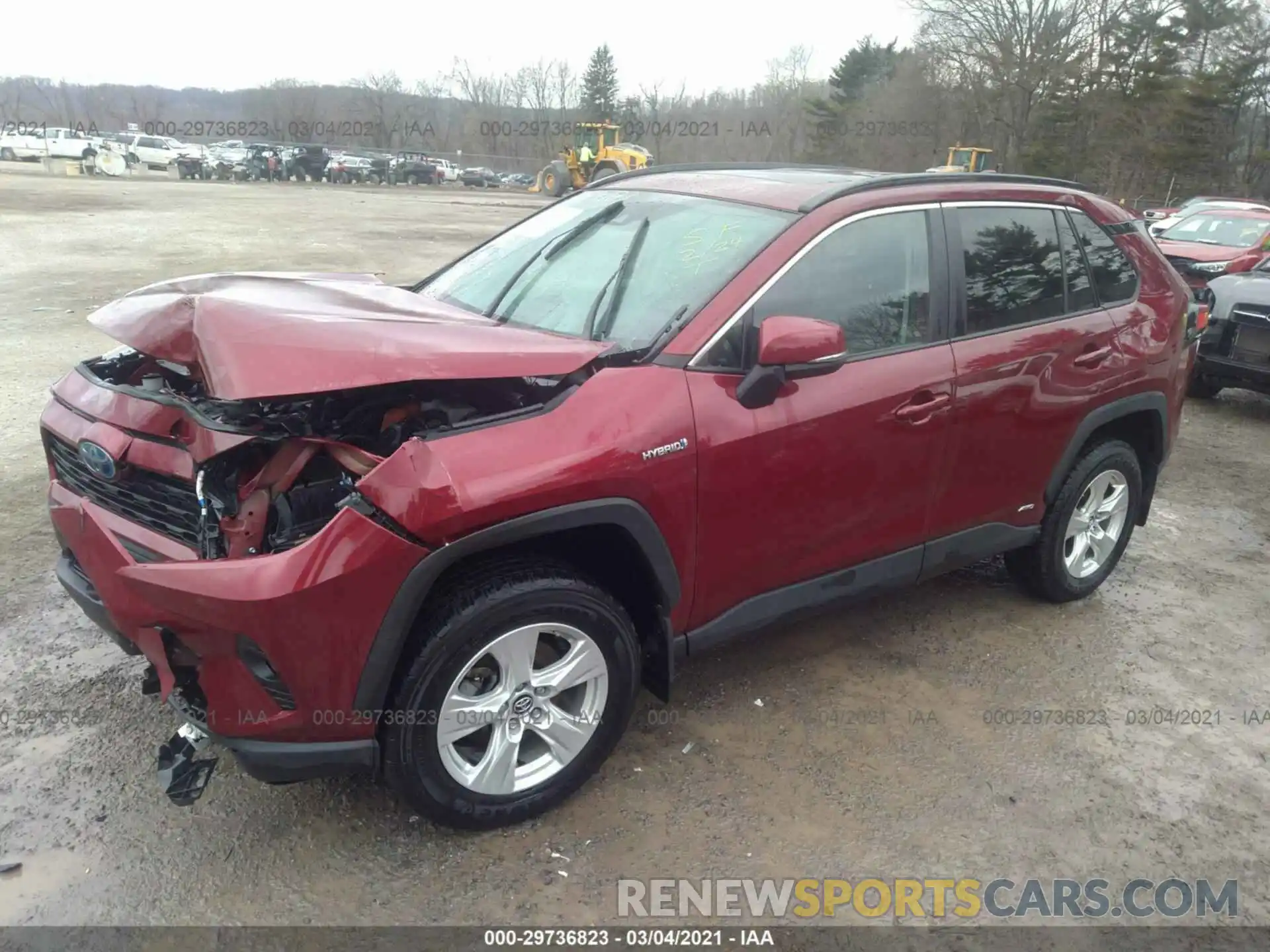 2 Photograph of a damaged car 2T3RWRFV1KW025078 TOYOTA RAV4 2019