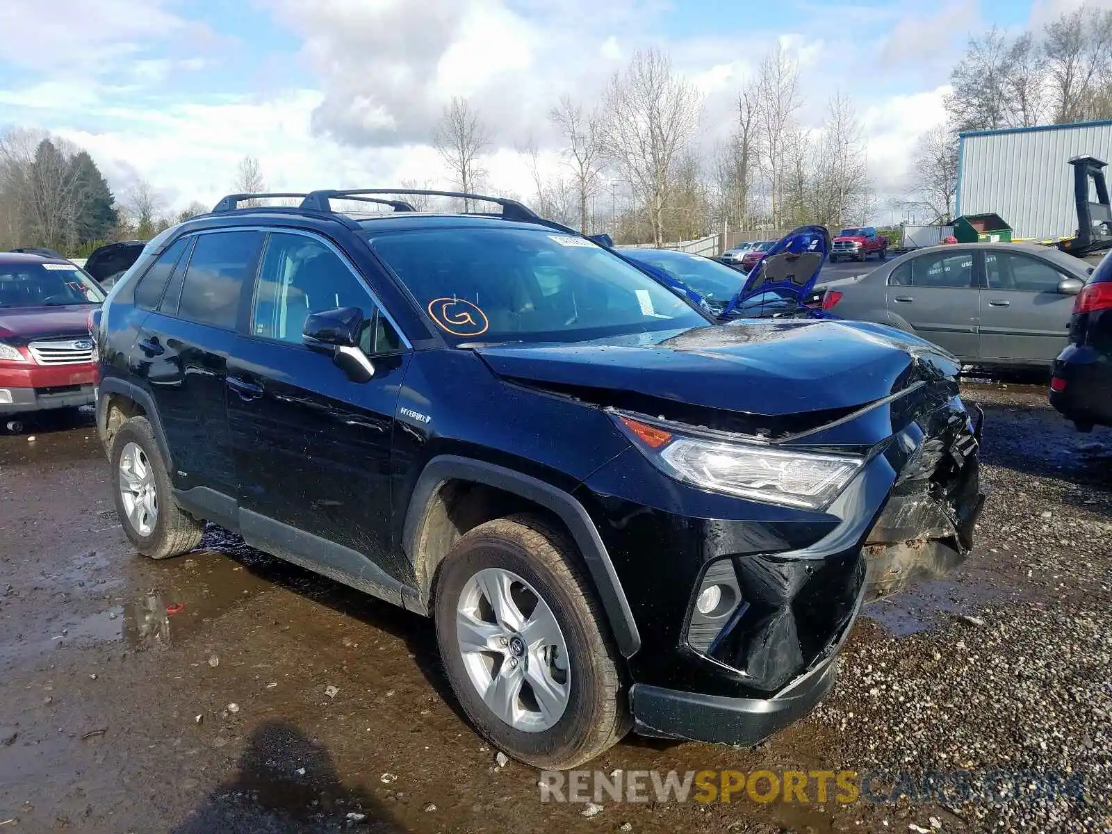 1 Фотография поврежденного автомобиля 2T3RWRFV1KW039840 TOYOTA RAV4 2019