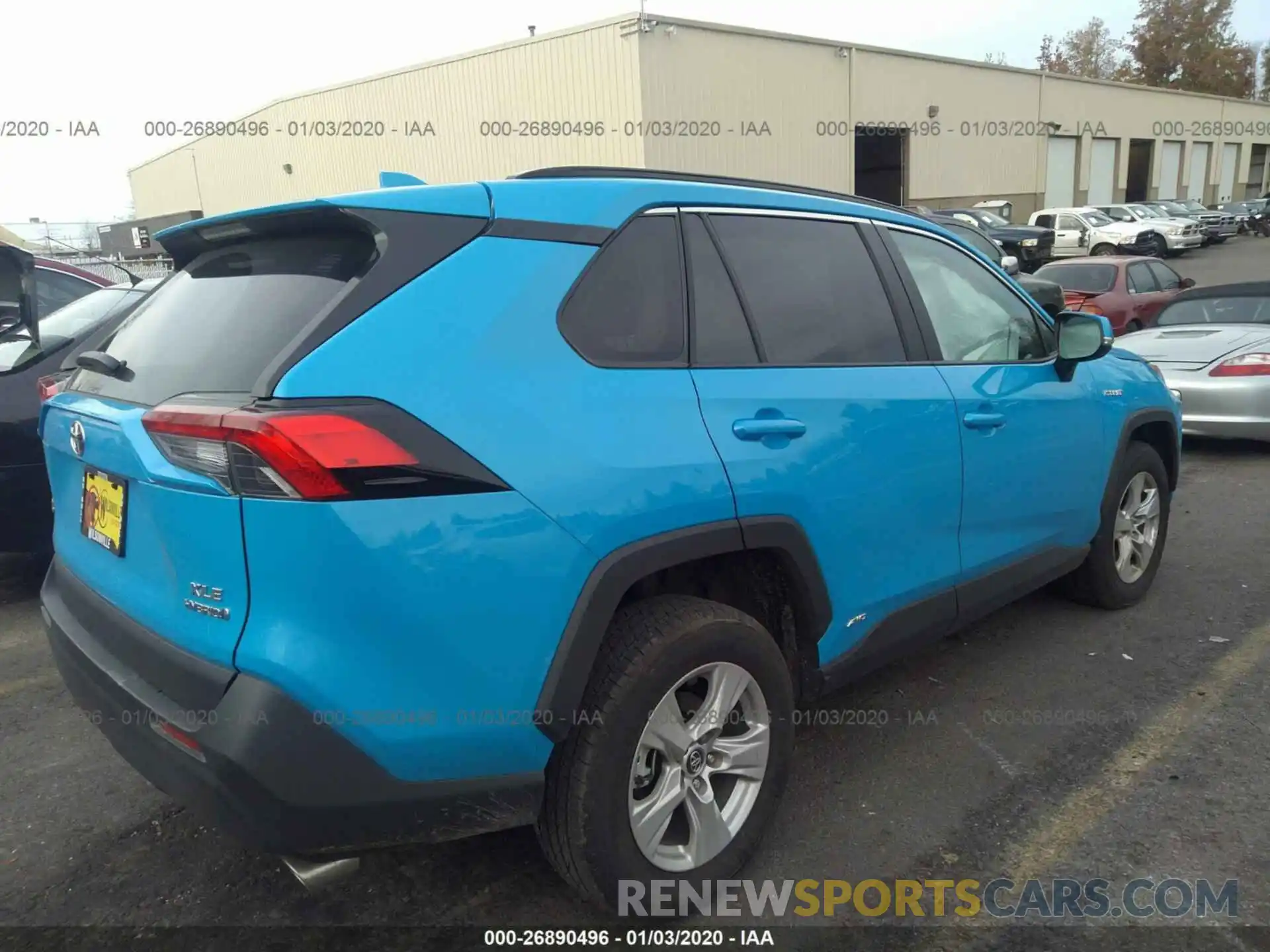 4 Photograph of a damaged car 2T3RWRFV1KW042124 TOYOTA RAV4 2019