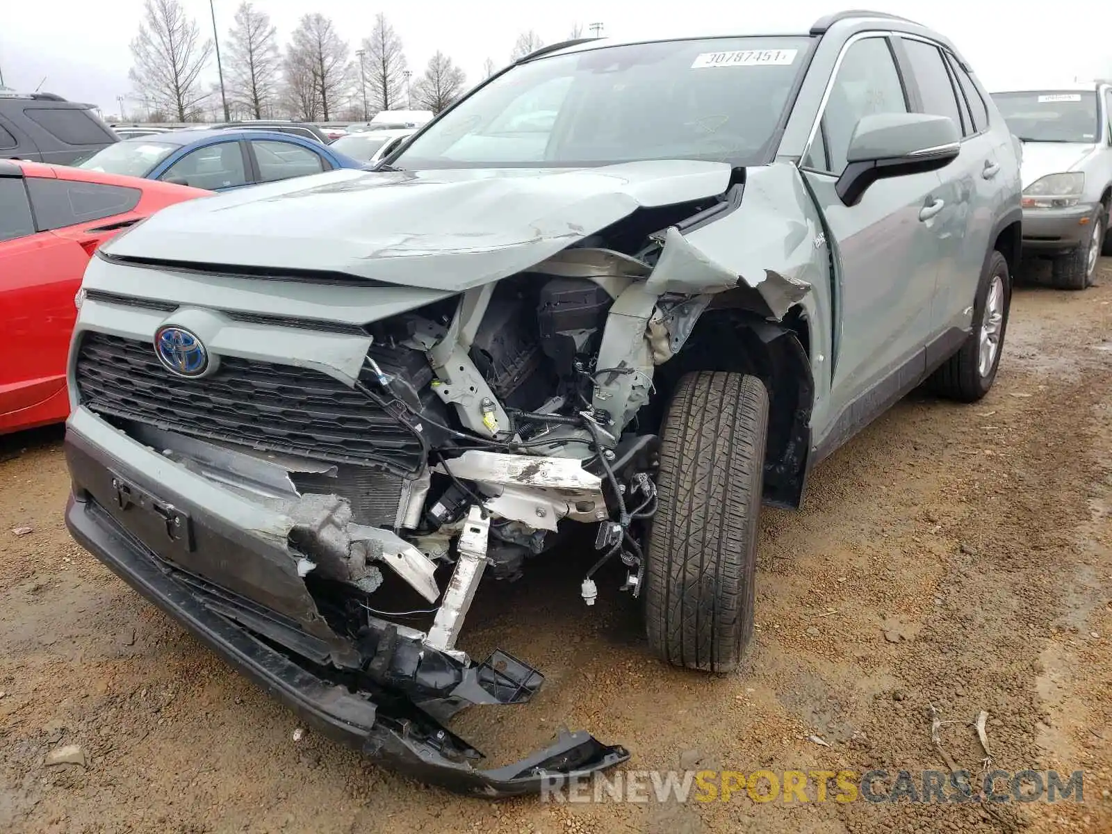 2 Фотография поврежденного автомобиля 2T3RWRFV1KW043564 TOYOTA RAV4 2019