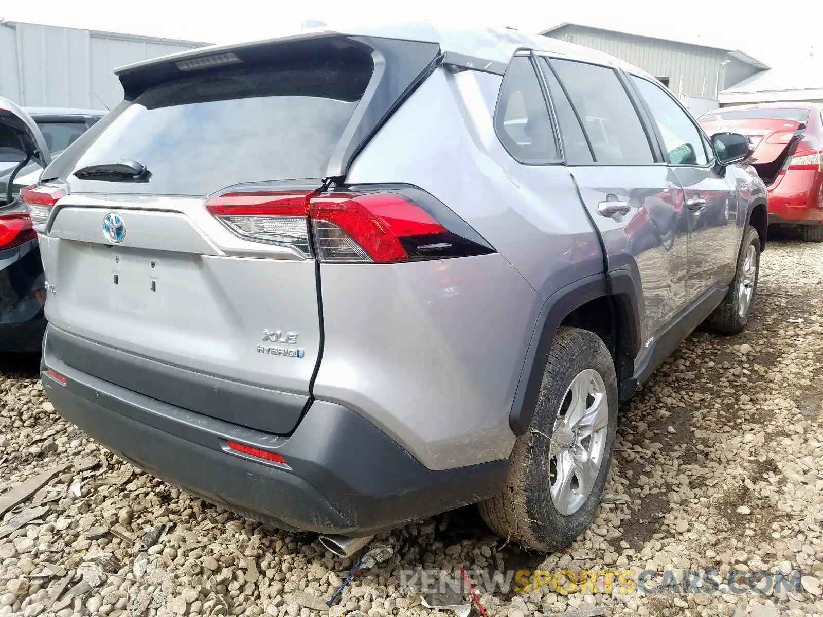 4 Photograph of a damaged car 2T3RWRFV2KW012954 TOYOTA RAV4 2019