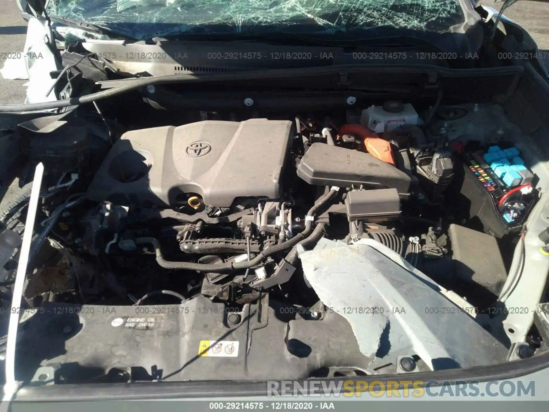 10 Photograph of a damaged car 2T3RWRFV2KW013599 TOYOTA RAV4 2019