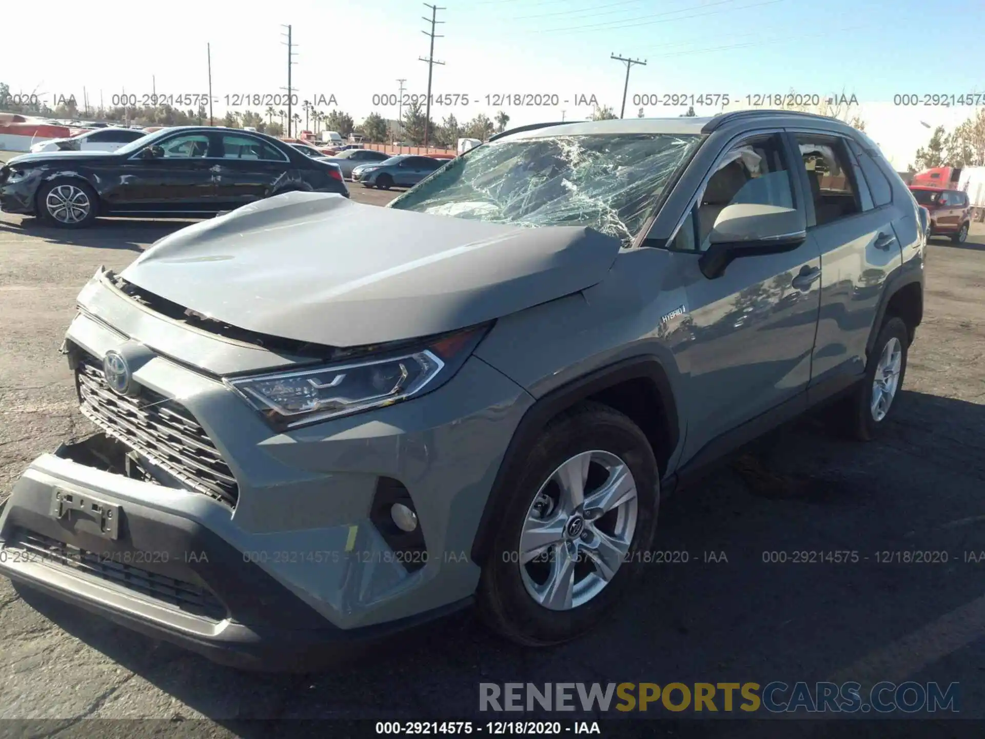 2 Photograph of a damaged car 2T3RWRFV2KW013599 TOYOTA RAV4 2019