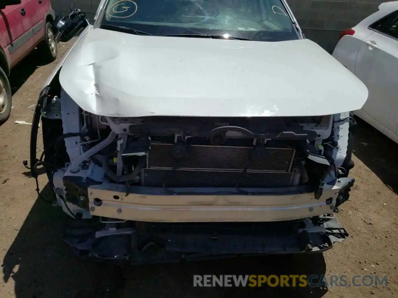 9 Photograph of a damaged car 2T3RWRFV2KW019029 TOYOTA RAV4 2019