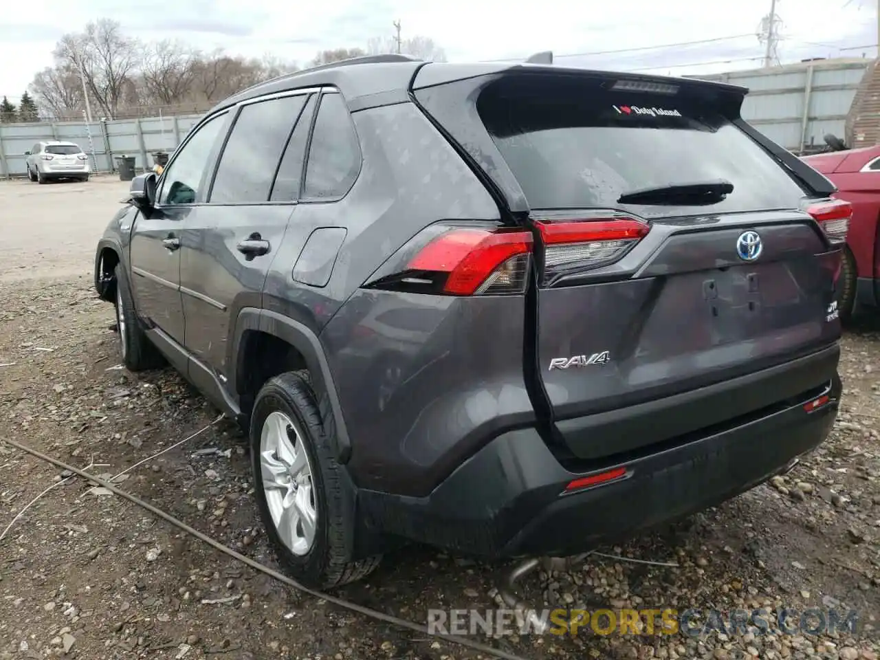 3 Photograph of a damaged car 2T3RWRFV2KW019953 TOYOTA RAV4 2019