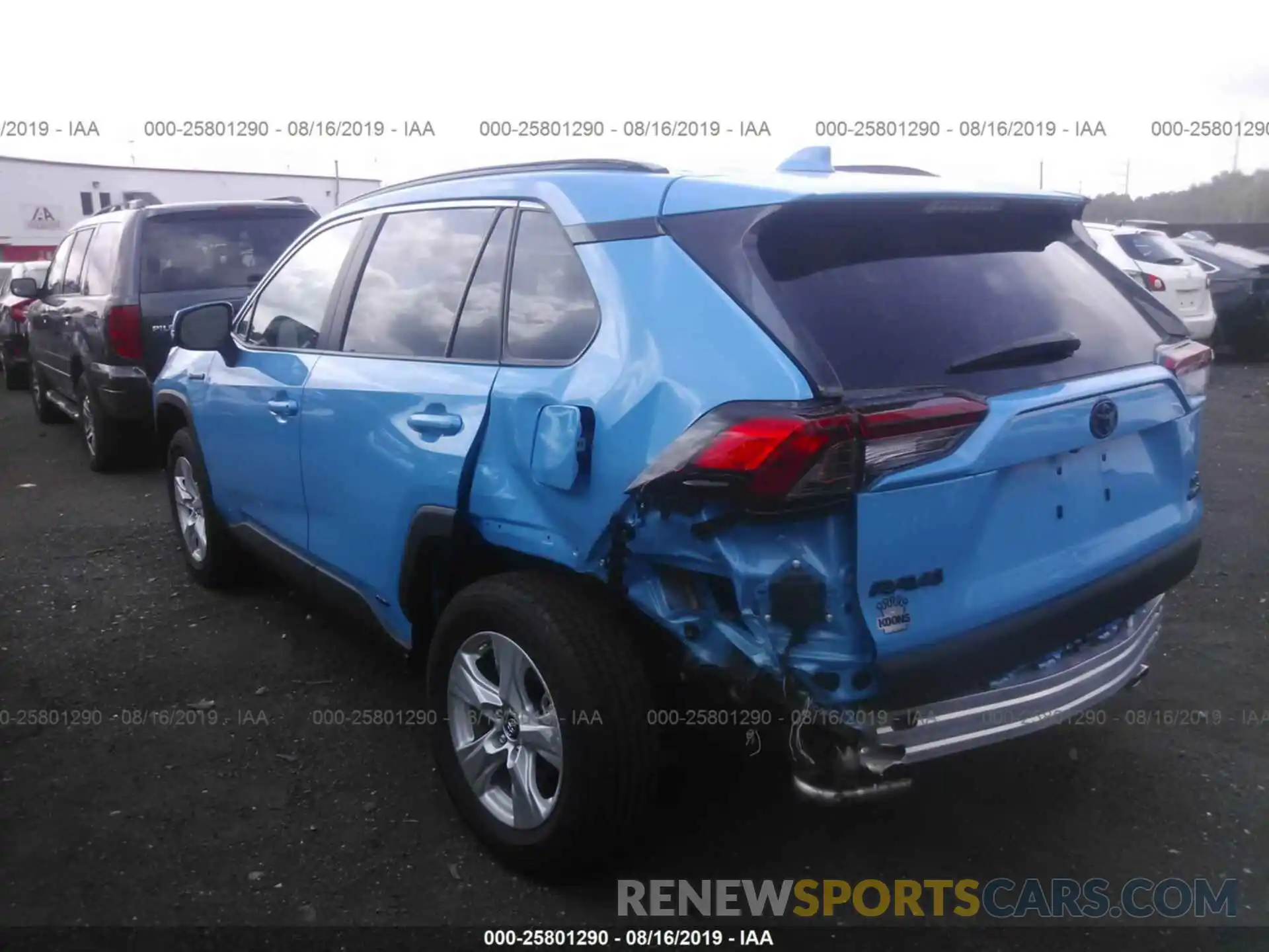 3 Фотография поврежденного автомобиля 2T3RWRFV2KW023310 TOYOTA RAV4 2019