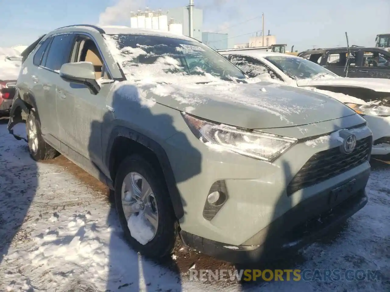 1 Photograph of a damaged car 2T3RWRFV2KW025641 TOYOTA RAV4 2019