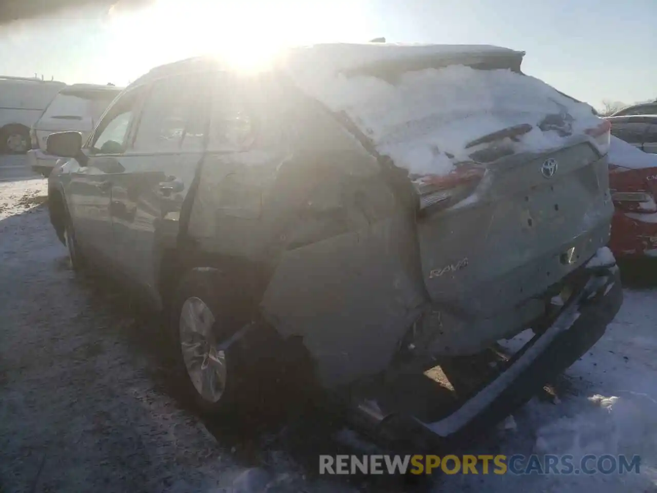 3 Photograph of a damaged car 2T3RWRFV2KW025641 TOYOTA RAV4 2019