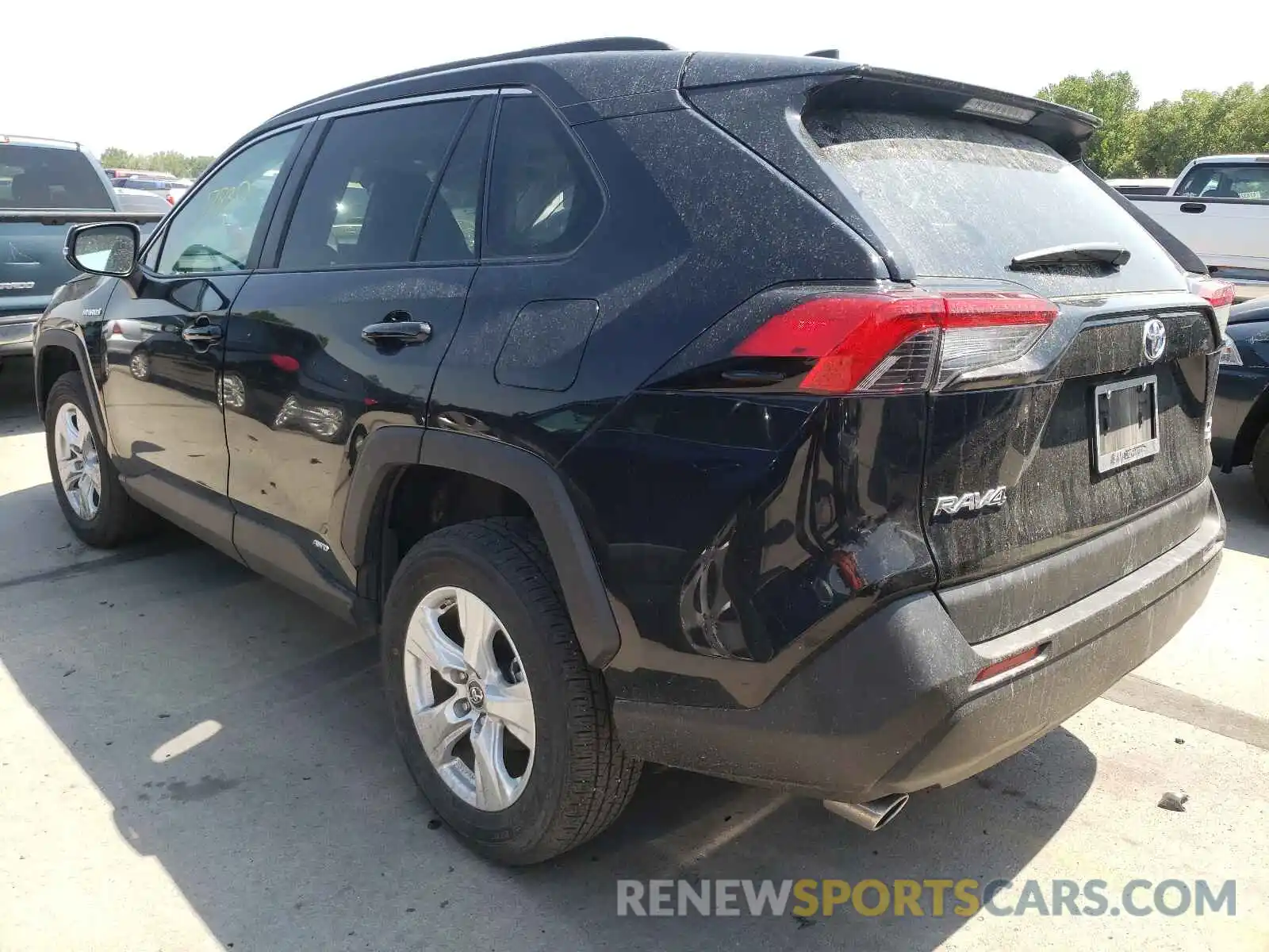 3 Photograph of a damaged car 2T3RWRFV2KW034288 TOYOTA RAV4 2019