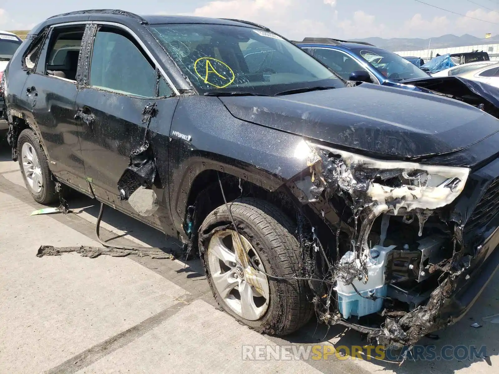 9 Photograph of a damaged car 2T3RWRFV2KW034288 TOYOTA RAV4 2019