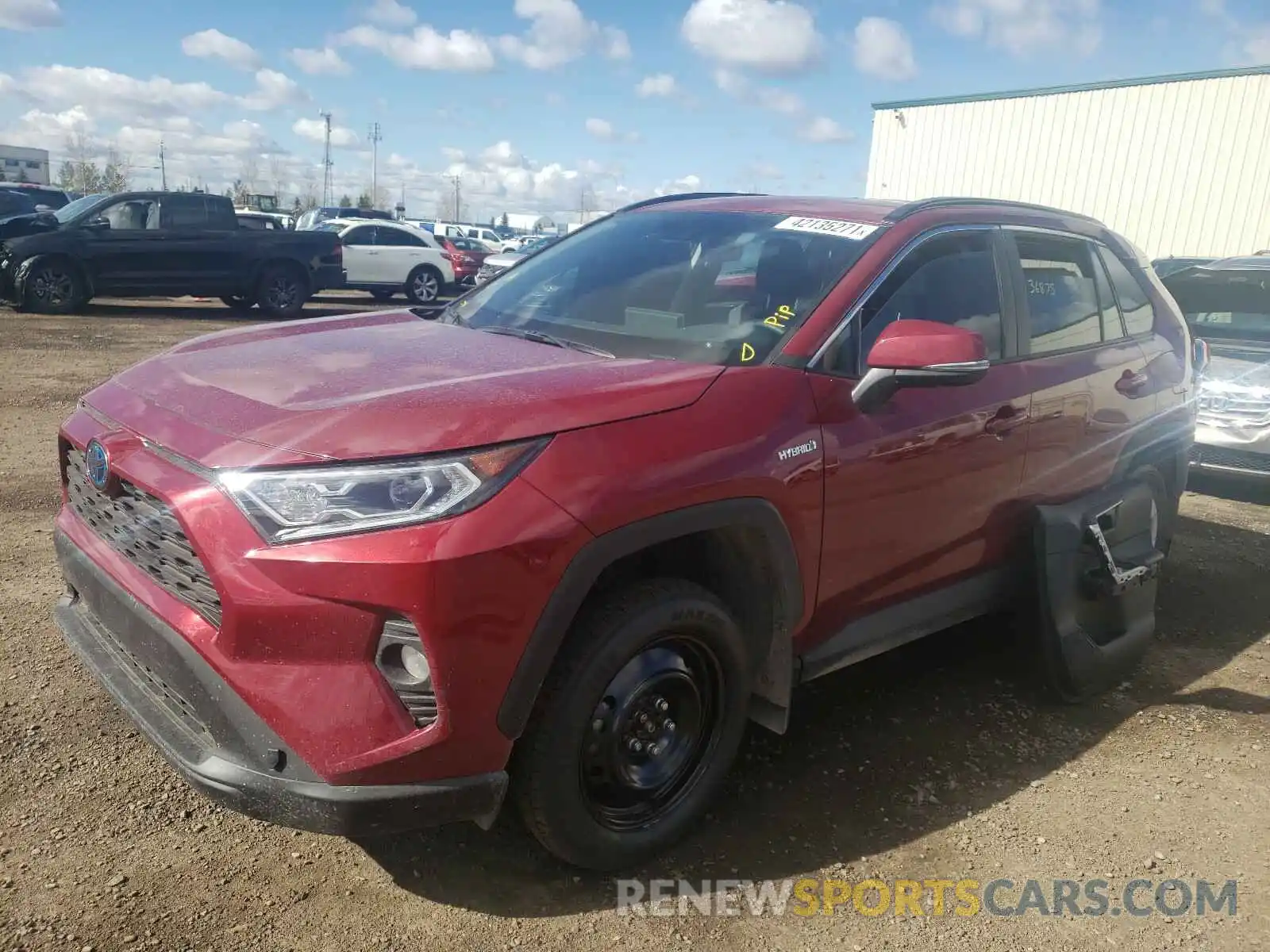 2 Фотография поврежденного автомобиля 2T3RWRFV2KW034890 TOYOTA RAV4 2019