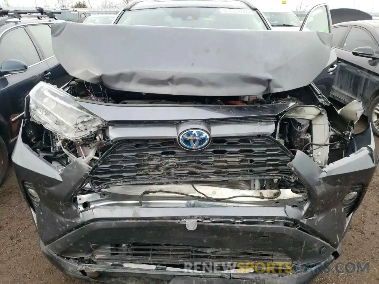 7 Фотография поврежденного автомобиля 2T3RWRFV3KW001557 TOYOTA RAV4 2019