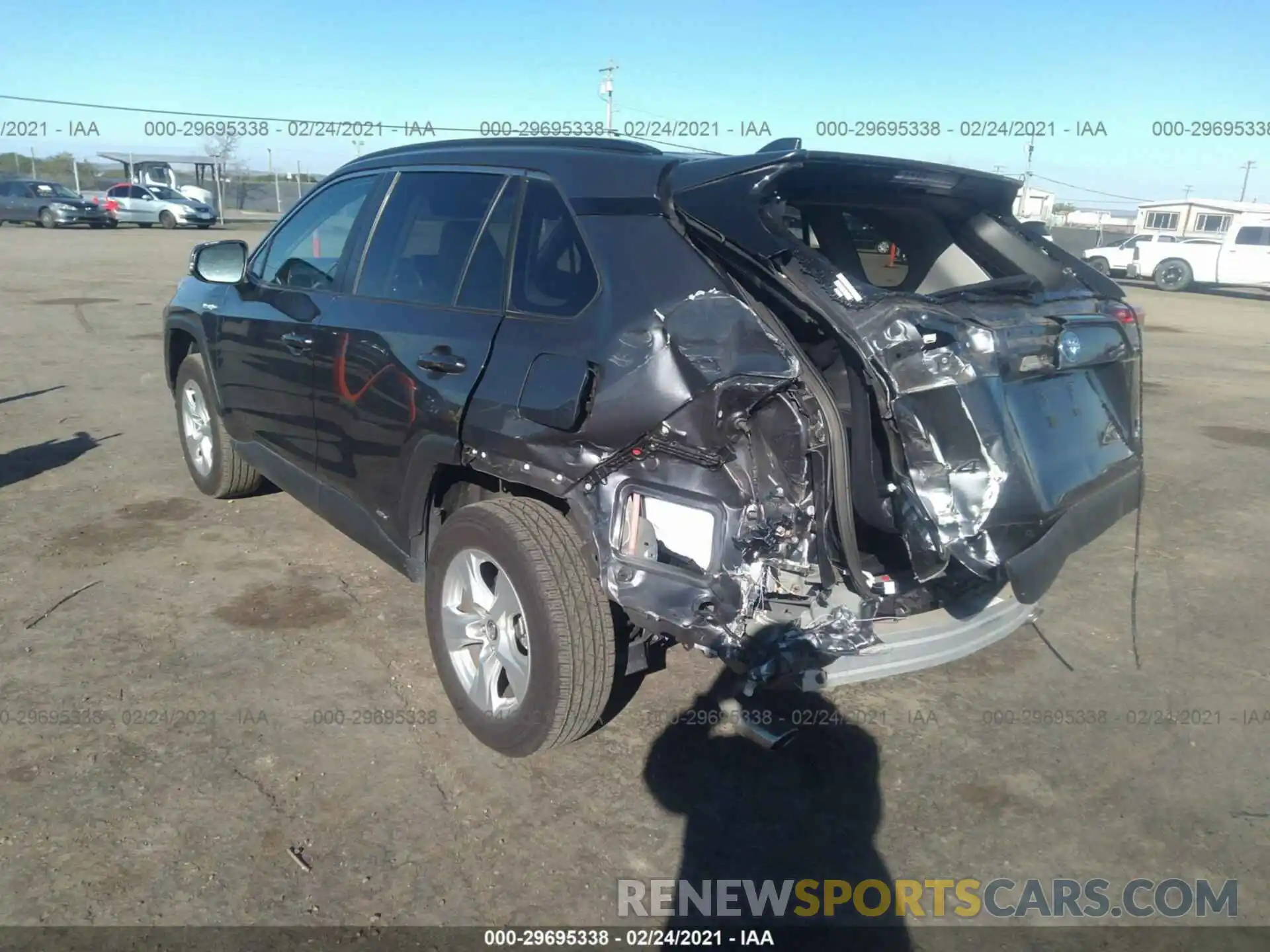 3 Photograph of a damaged car 2T3RWRFV3KW006841 TOYOTA RAV4 2019