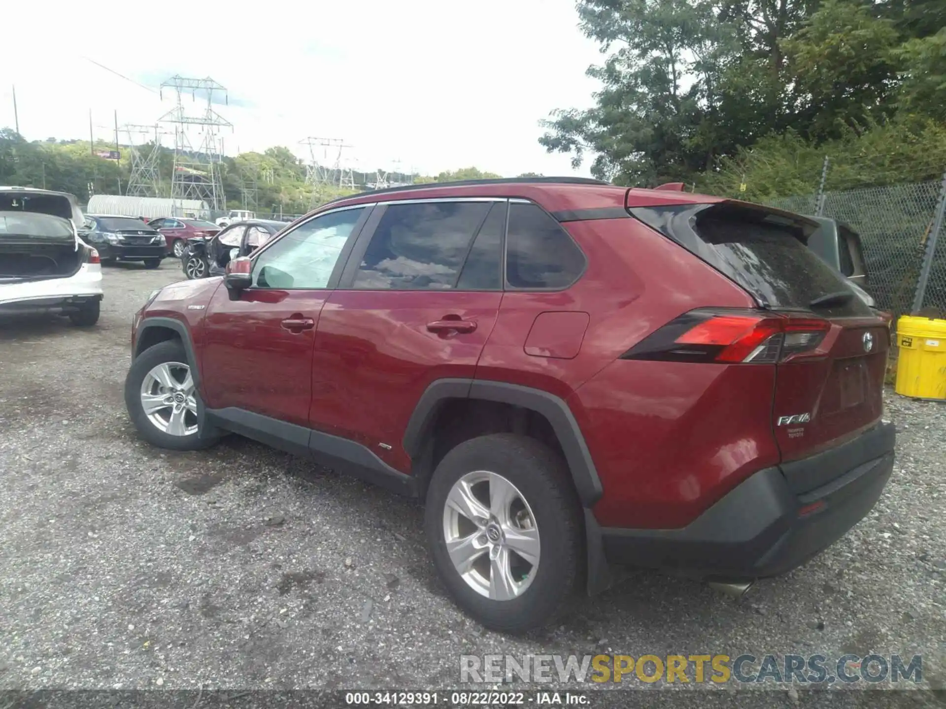 3 Photograph of a damaged car 2T3RWRFV3KW019573 TOYOTA RAV4 2019