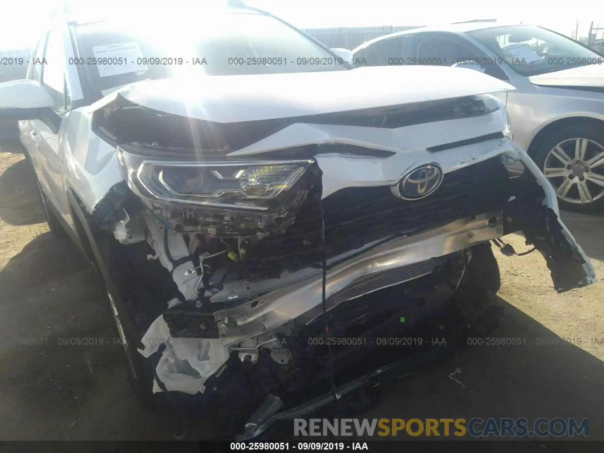 6 Фотография поврежденного автомобиля 2T3RWRFV3KW022649 TOYOTA RAV4 2019