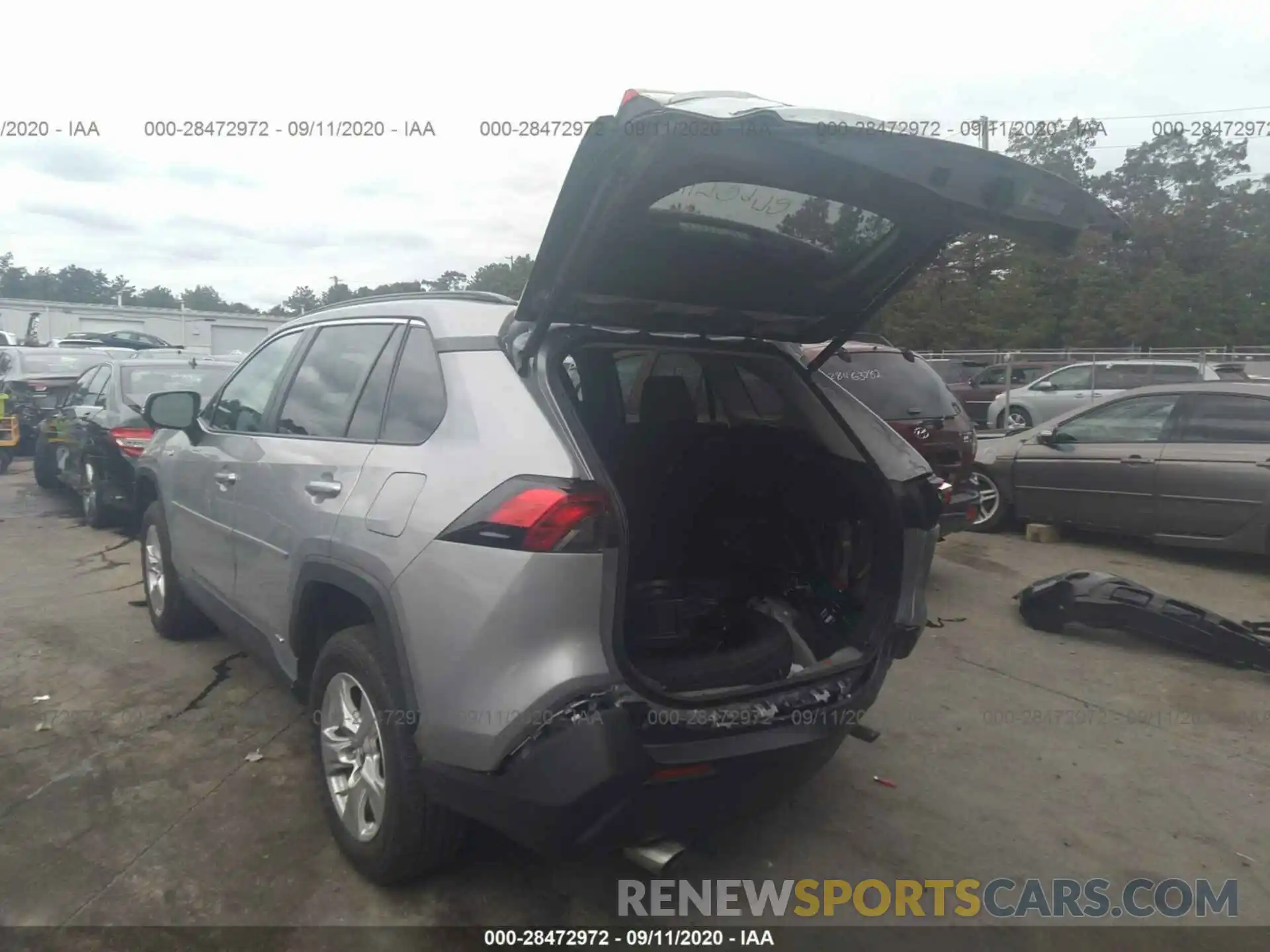 3 Фотография поврежденного автомобиля 2T3RWRFV3KW026295 TOYOTA RAV4 2019