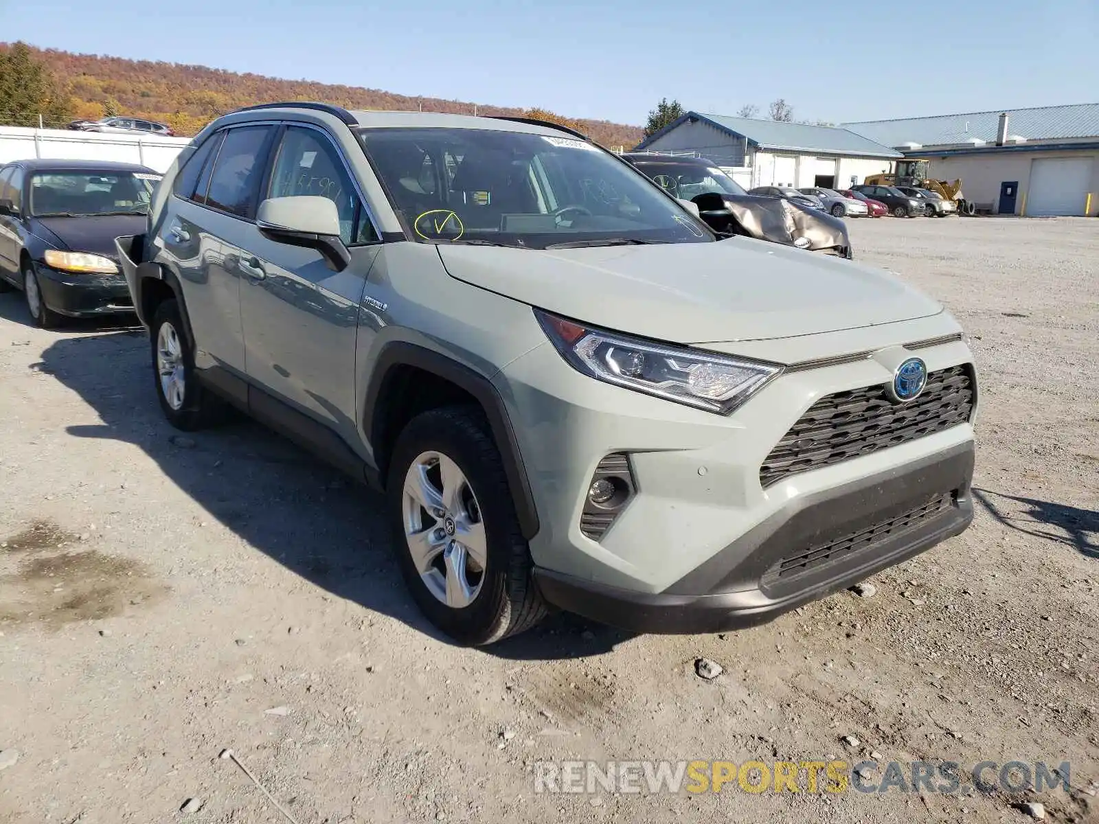 1 Photograph of a damaged car 2T3RWRFV3KW040911 TOYOTA RAV4 2019