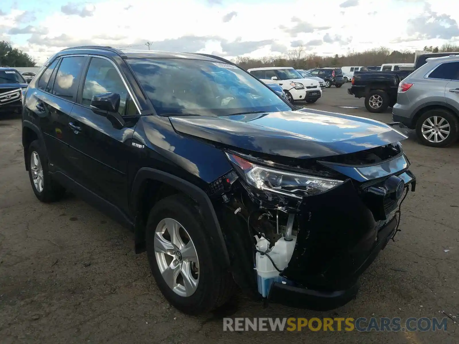 1 Photograph of a damaged car 2T3RWRFV4KW004094 TOYOTA RAV4 2019