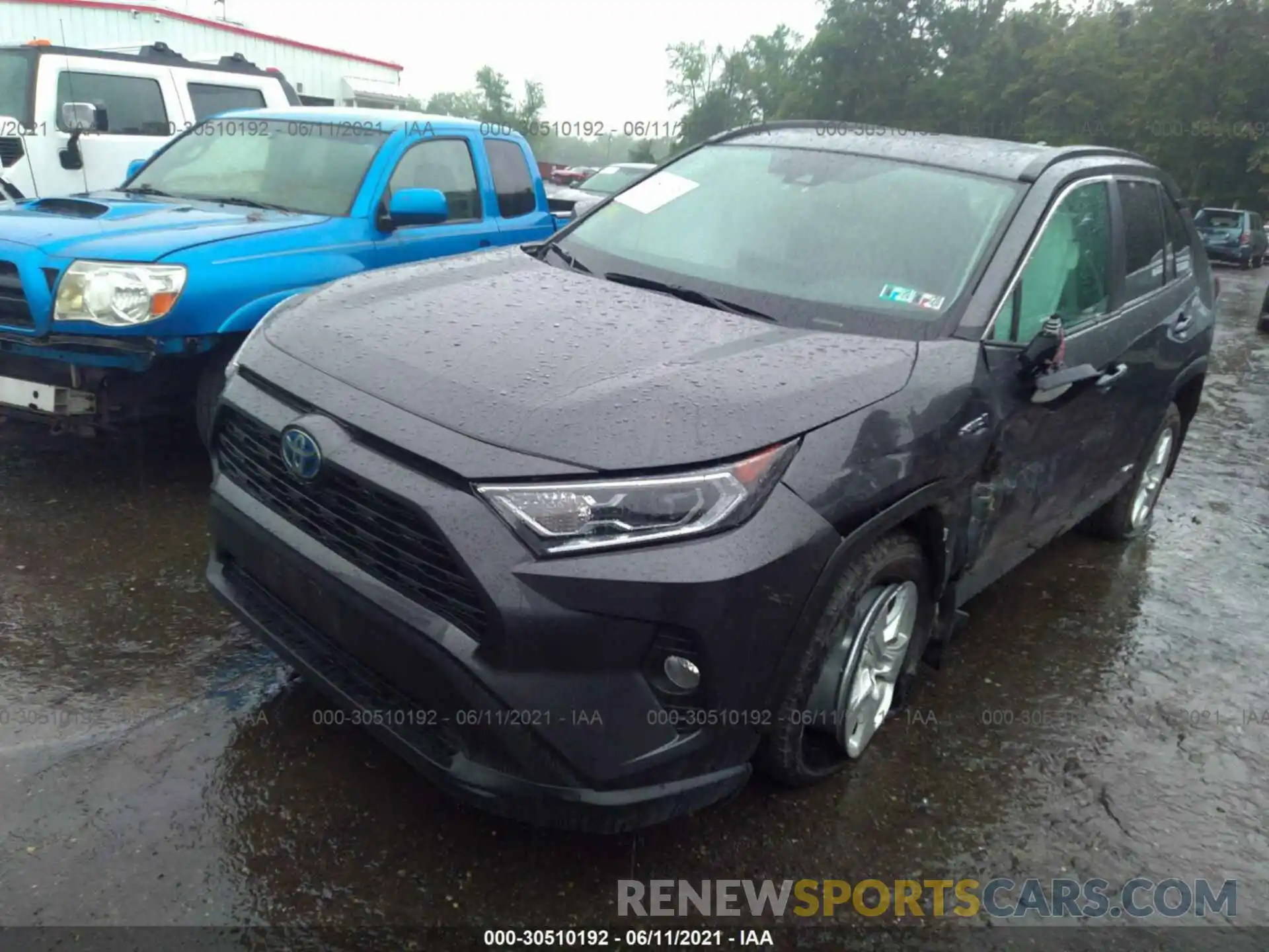 2 Фотография поврежденного автомобиля 2T3RWRFV4KW004712 TOYOTA RAV4 2019