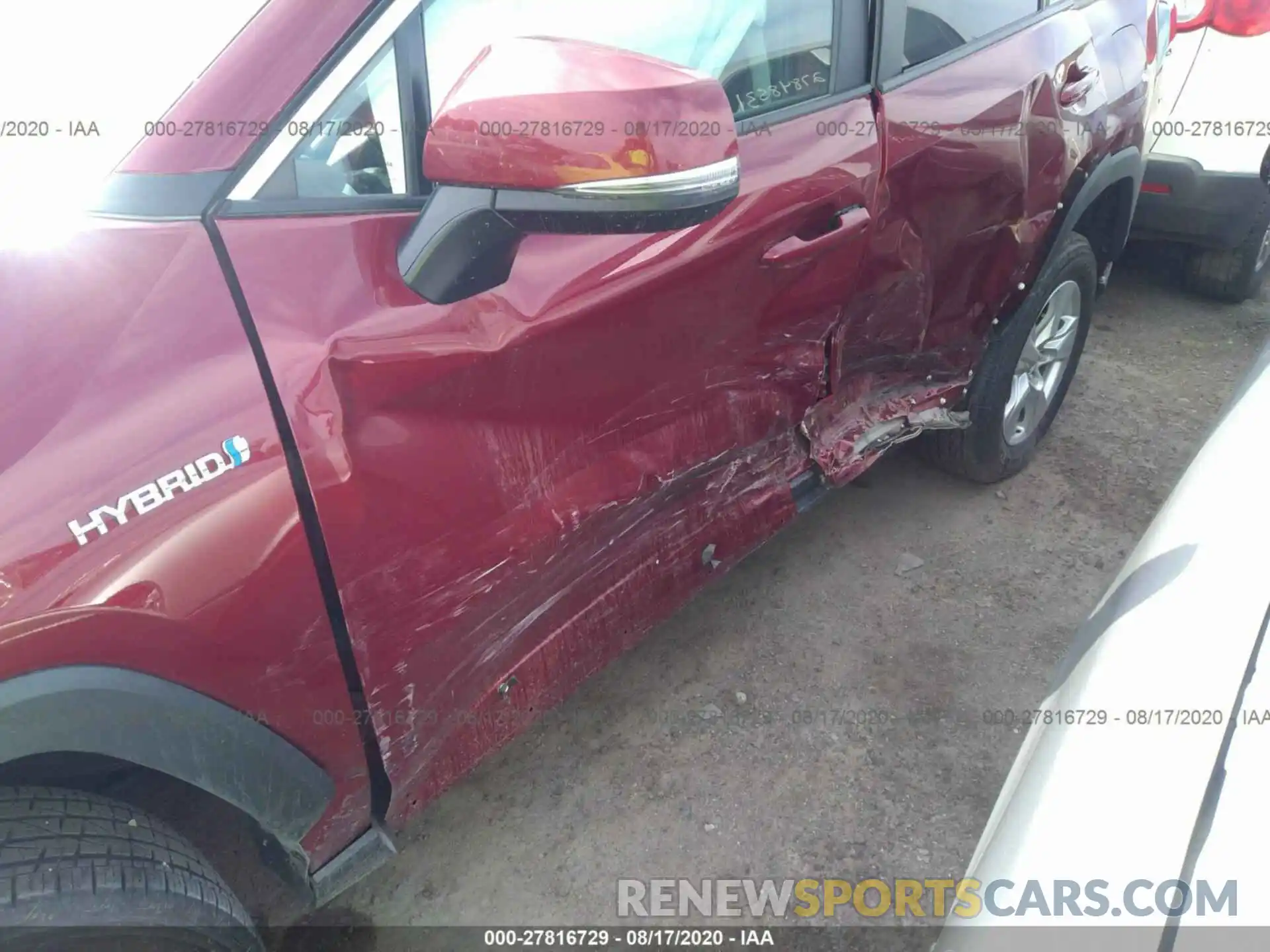 6 Photograph of a damaged car 2T3RWRFV4KW027164 TOYOTA RAV4 2019