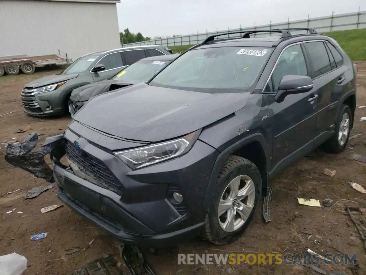 2 Фотография поврежденного автомобиля 2T3RWRFV4KW033496 TOYOTA RAV4 2019