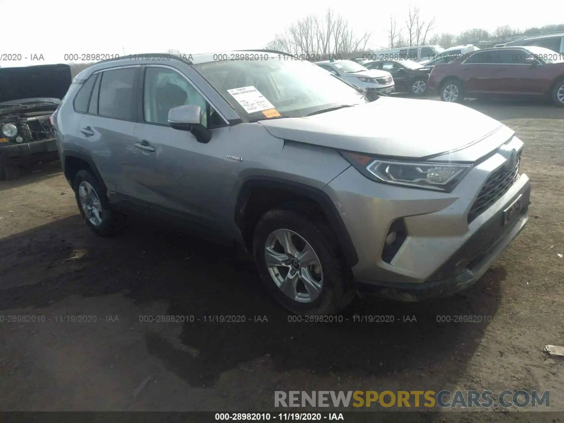 1 Фотография поврежденного автомобиля 2T3RWRFV4KW035751 TOYOTA RAV4 2019