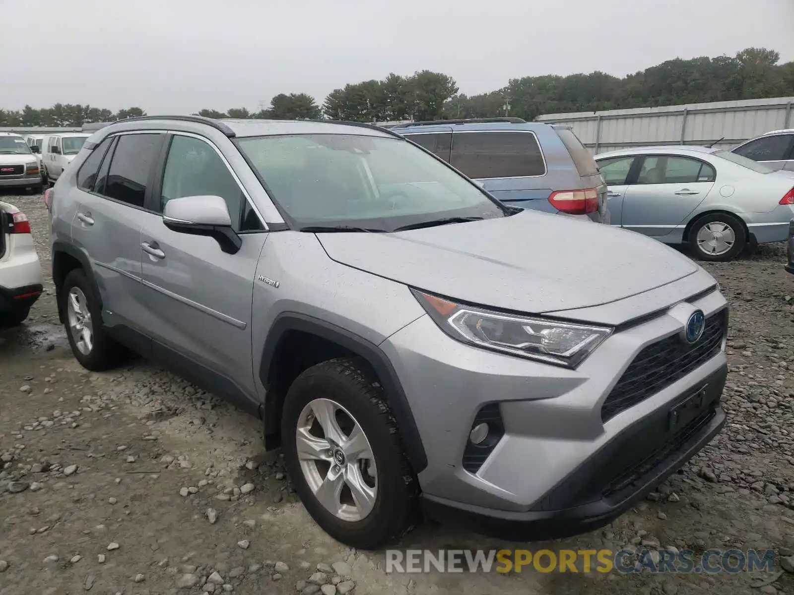 1 Photograph of a damaged car 2T3RWRFV4KW043736 TOYOTA RAV4 2019