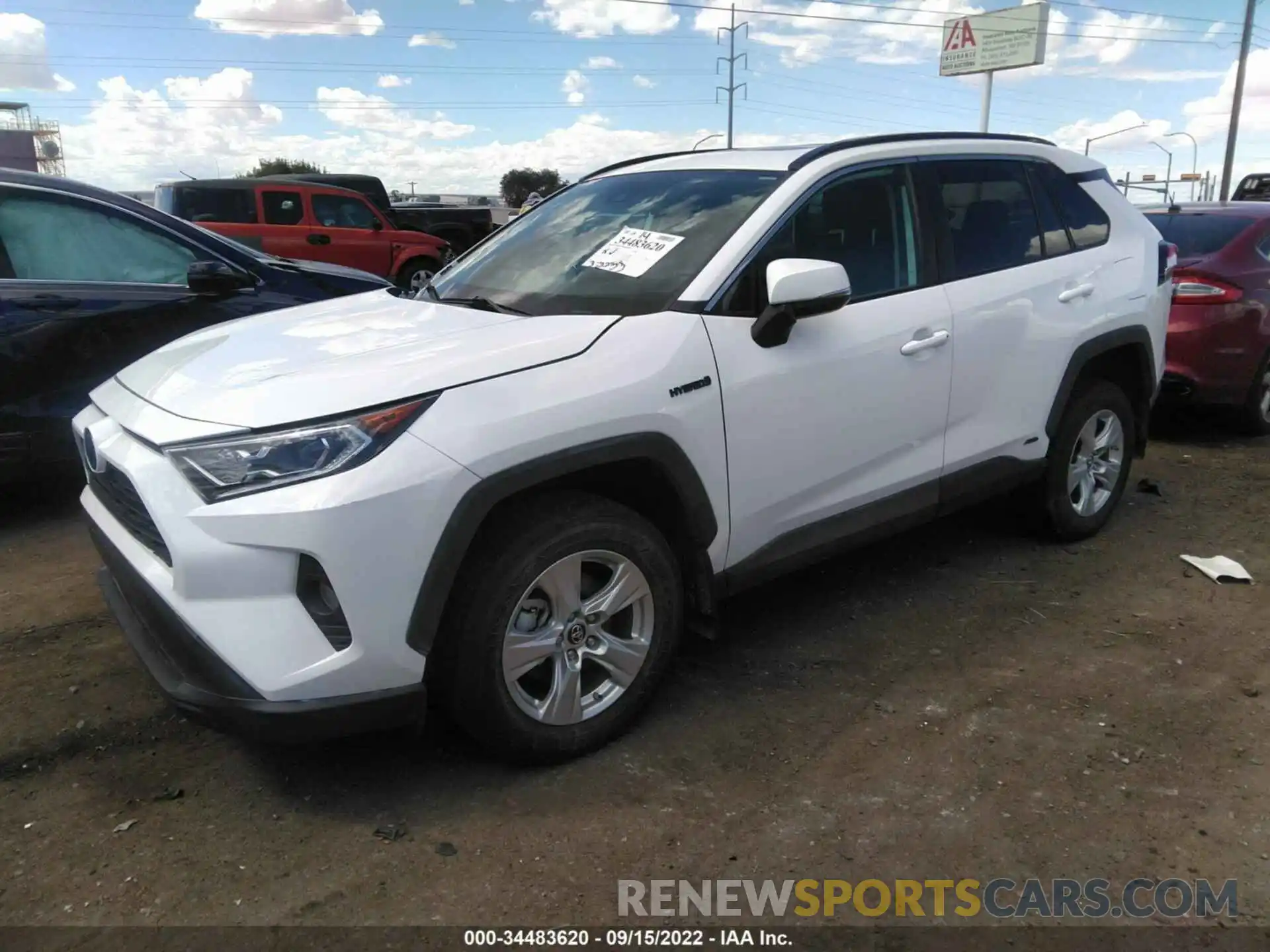 2 Photograph of a damaged car 2T3RWRFV4KW044451 TOYOTA RAV4 2019