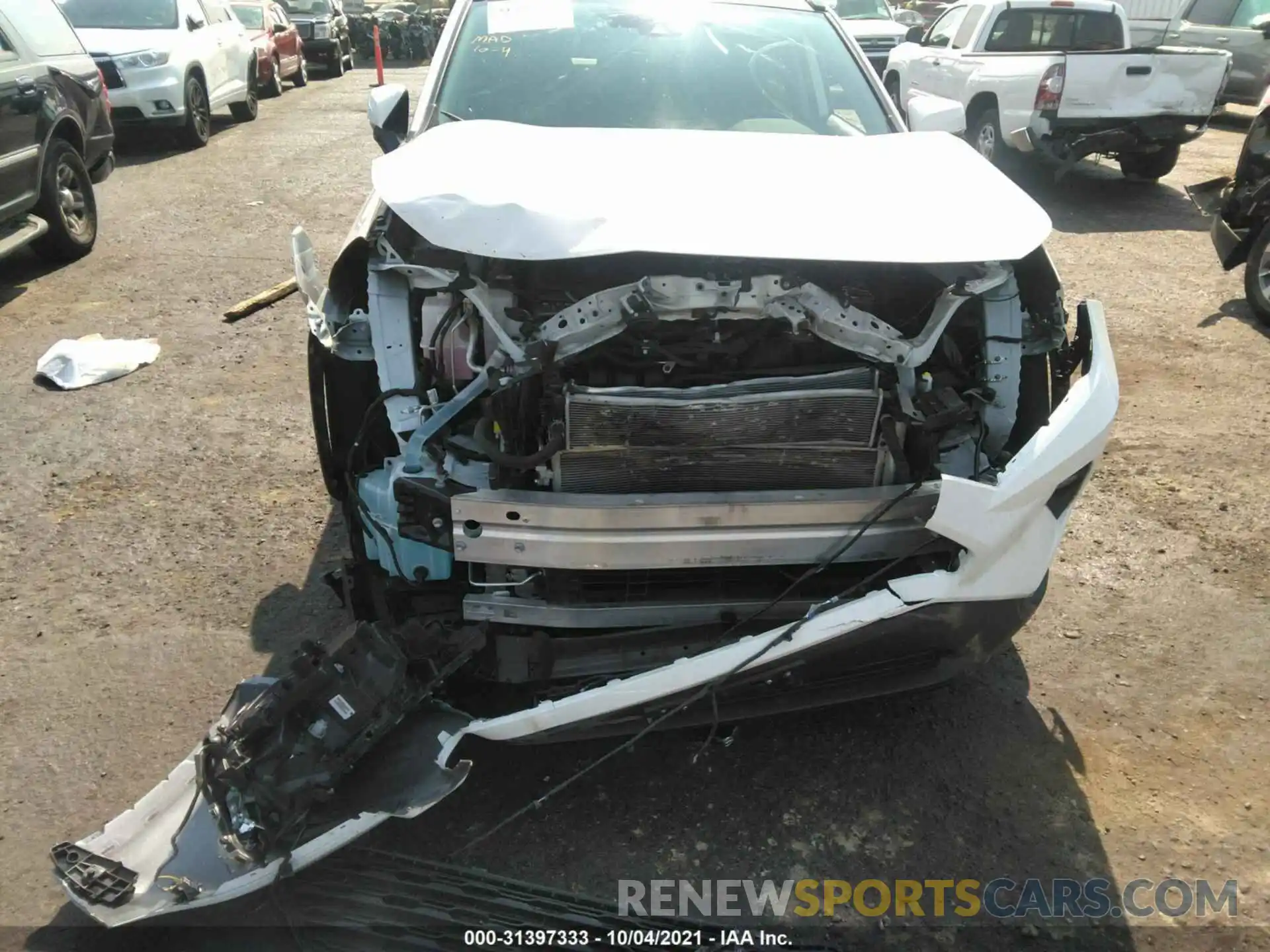 6 Photograph of a damaged car 2T3RWRFV5KW021857 TOYOTA RAV4 2019