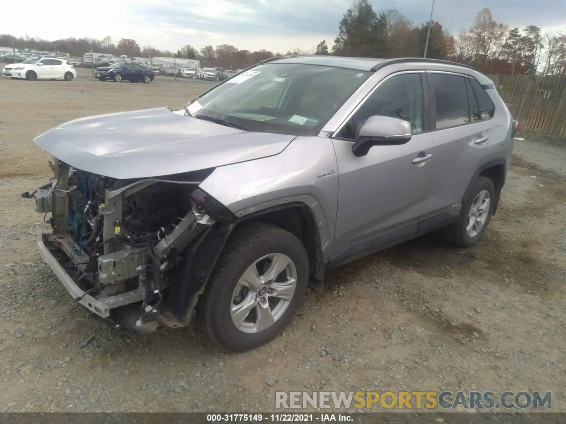 2 Photograph of a damaged car 2T3RWRFV5KW035564 TOYOTA RAV4 2019