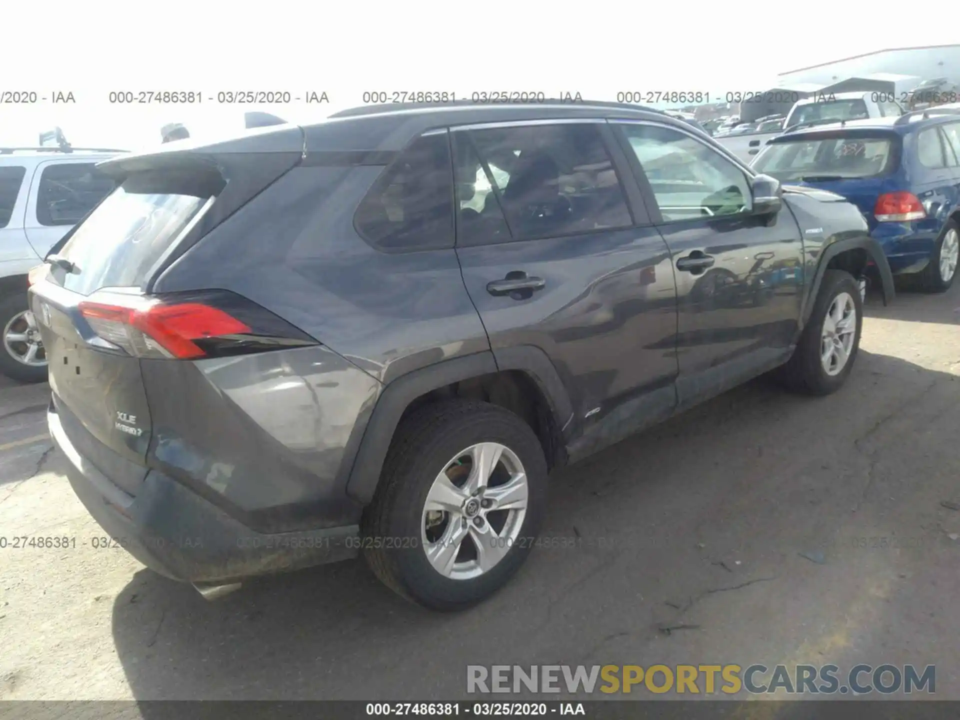 4 Фотография поврежденного автомобиля 2T3RWRFV5KW035922 TOYOTA RAV4 2019