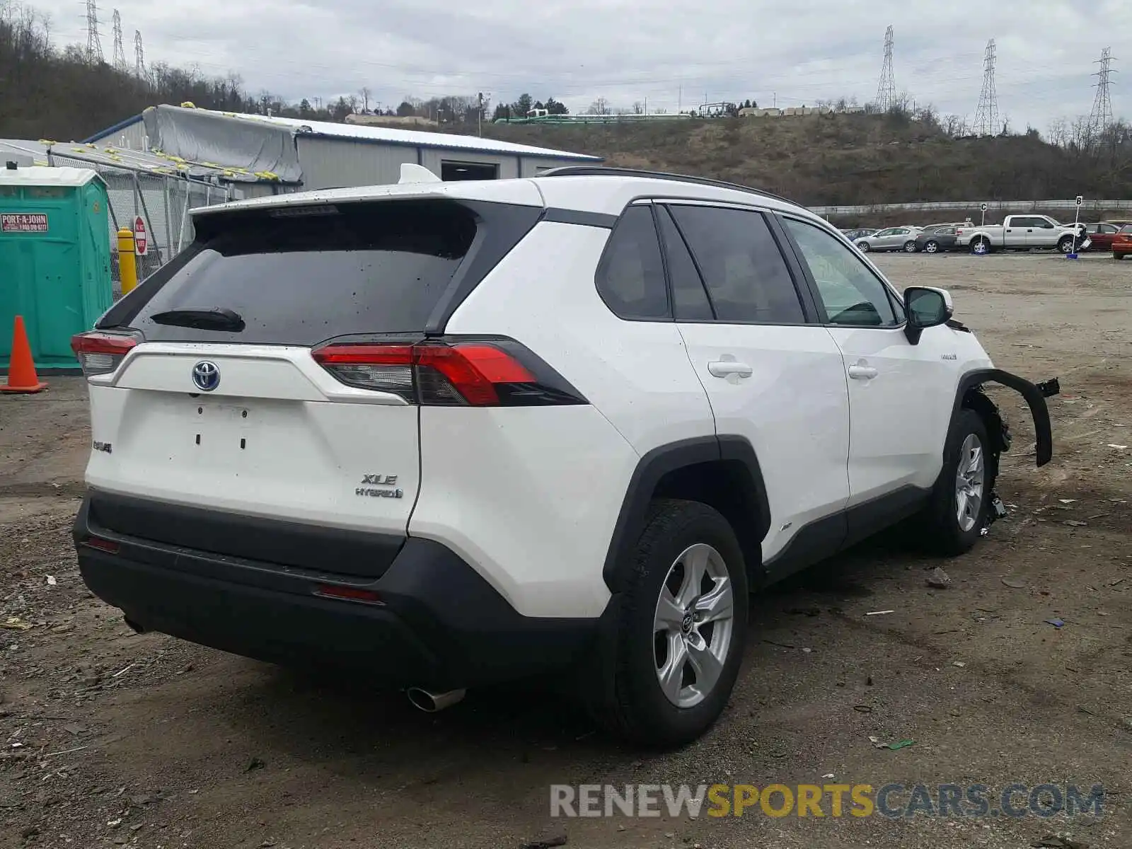 4 Фотография поврежденного автомобиля 2T3RWRFV5KW039923 TOYOTA RAV4 2019