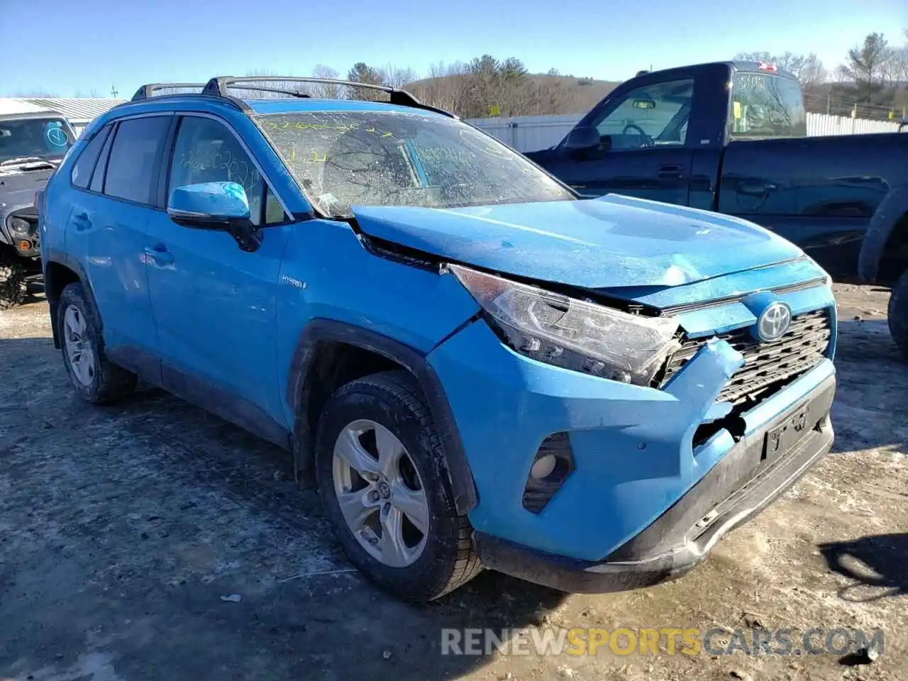 1 Фотография поврежденного автомобиля 2T3RWRFV5KW040988 TOYOTA RAV4 2019