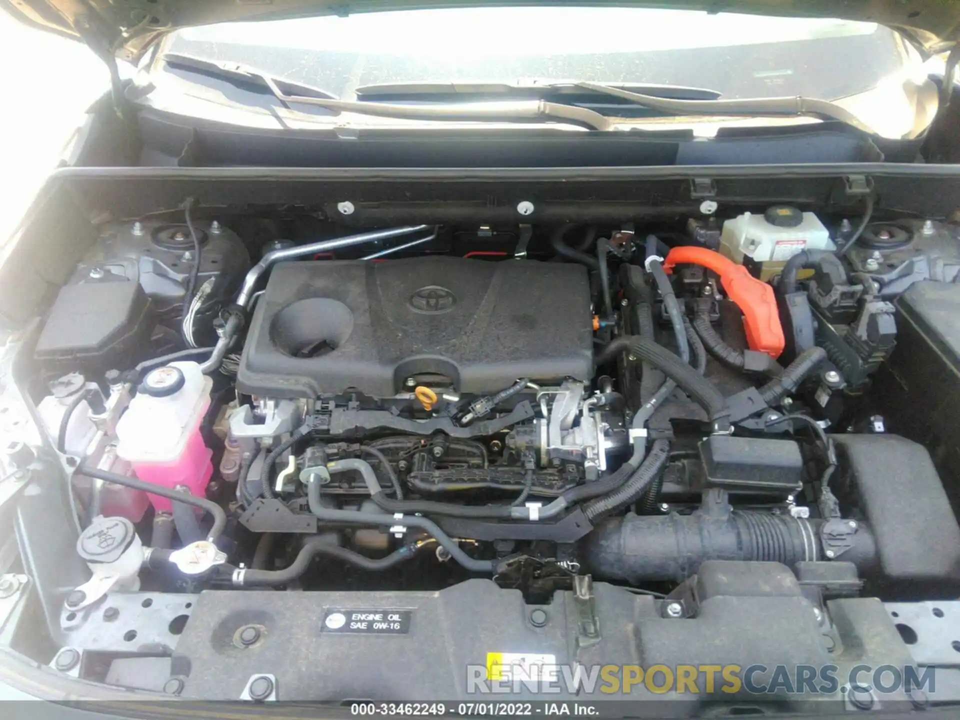 10 Фотография поврежденного автомобиля 2T3RWRFV5KW041767 TOYOTA RAV4 2019