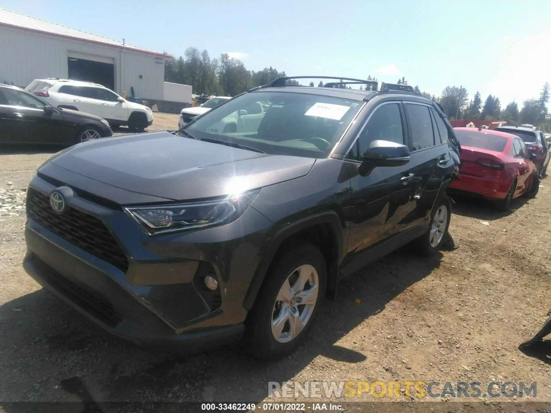 2 Photograph of a damaged car 2T3RWRFV5KW041767 TOYOTA RAV4 2019