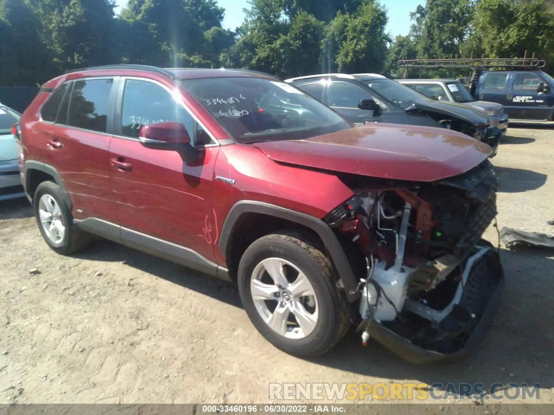 1 Photograph of a damaged car 2T3RWRFV6KW005117 TOYOTA RAV4 2019