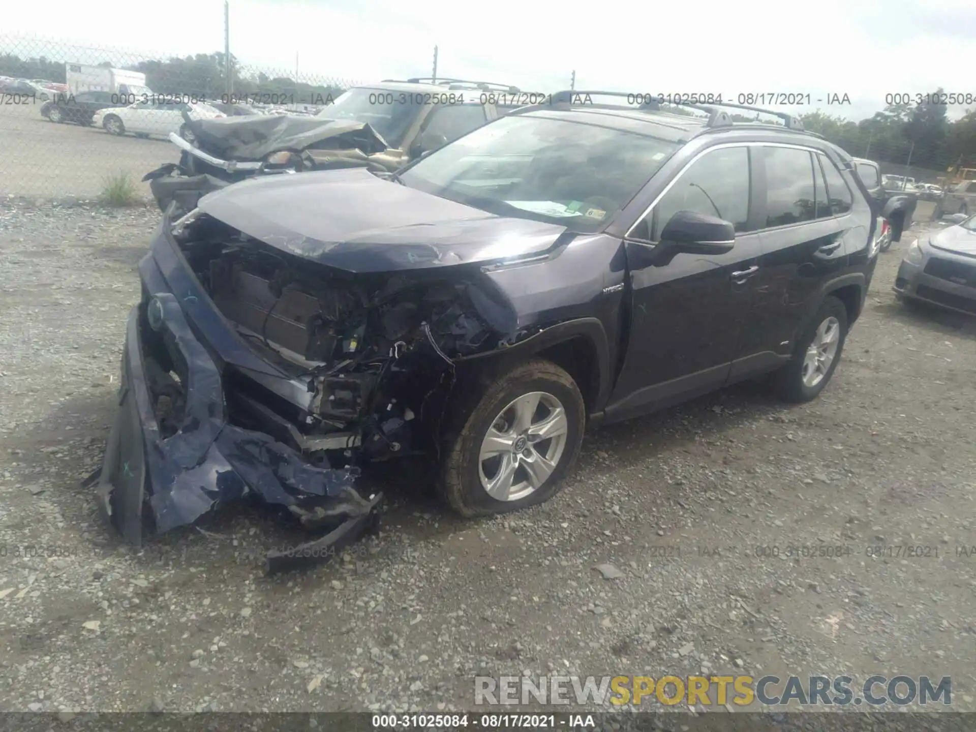 2 Photograph of a damaged car 2T3RWRFV6KW013086 TOYOTA RAV4 2019