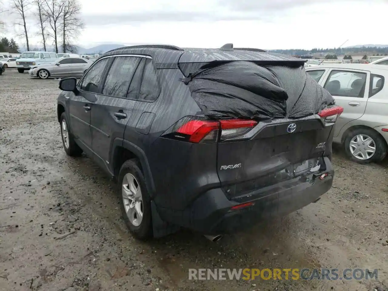 3 Photograph of a damaged car 2T3RWRFV6KW020989 TOYOTA RAV4 2019