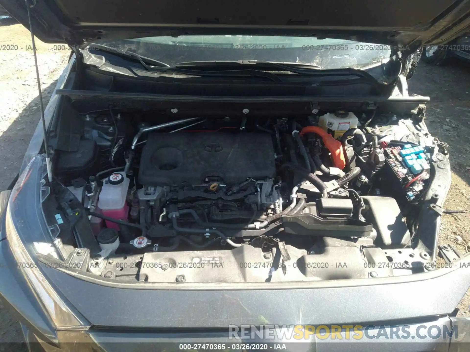 10 Photograph of a damaged car 2T3RWRFV6KW033144 TOYOTA RAV4 2019