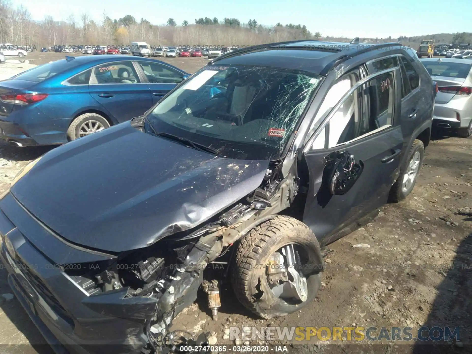 6 Photograph of a damaged car 2T3RWRFV6KW033144 TOYOTA RAV4 2019