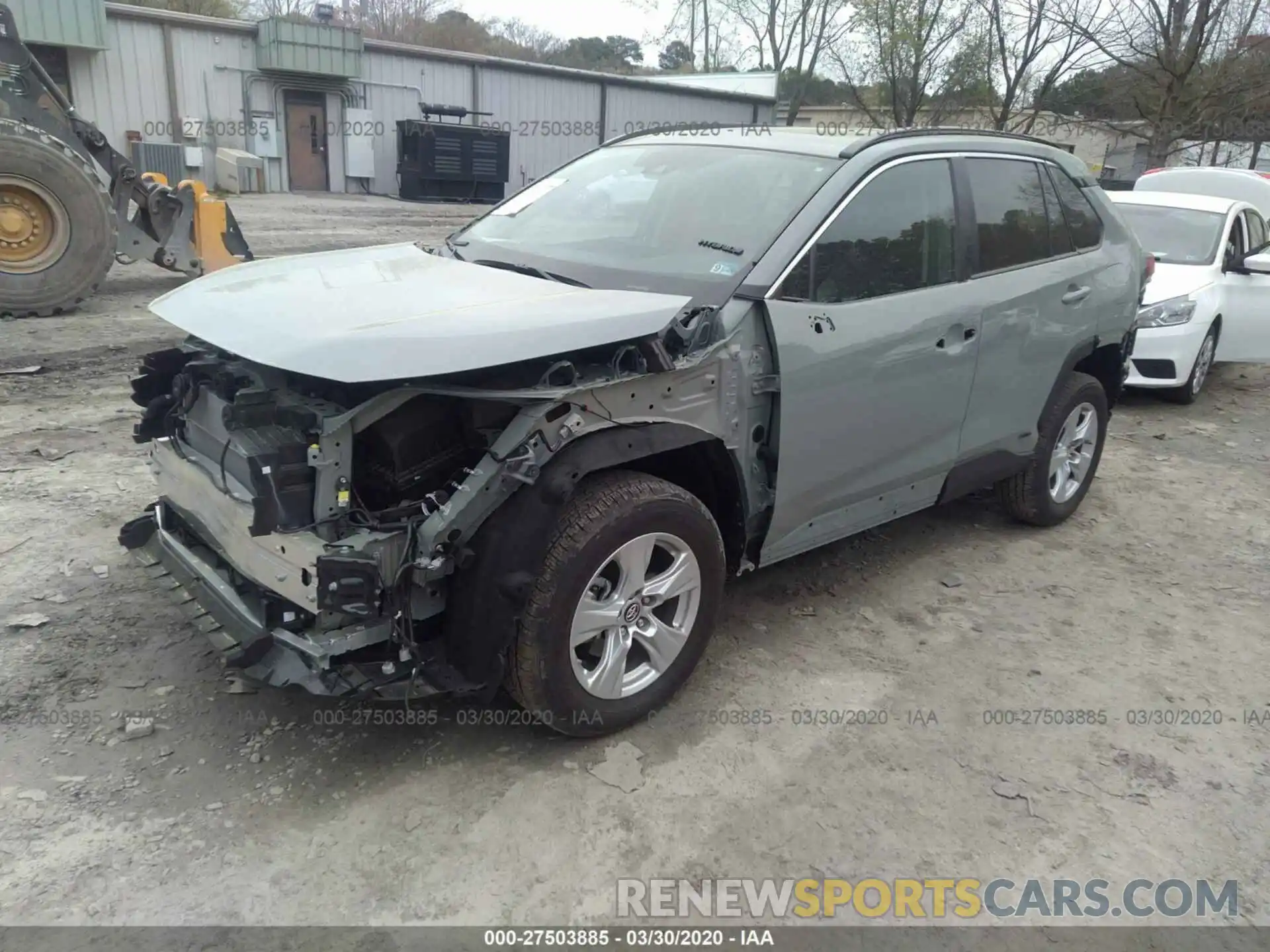 2 Photograph of a damaged car 2T3RWRFV6KW041938 TOYOTA RAV4 2019