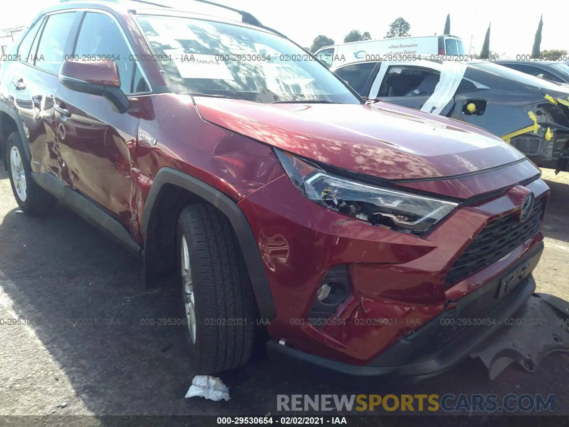 6 Photograph of a damaged car 2T3RWRFV7KW020113 TOYOTA RAV4 2019