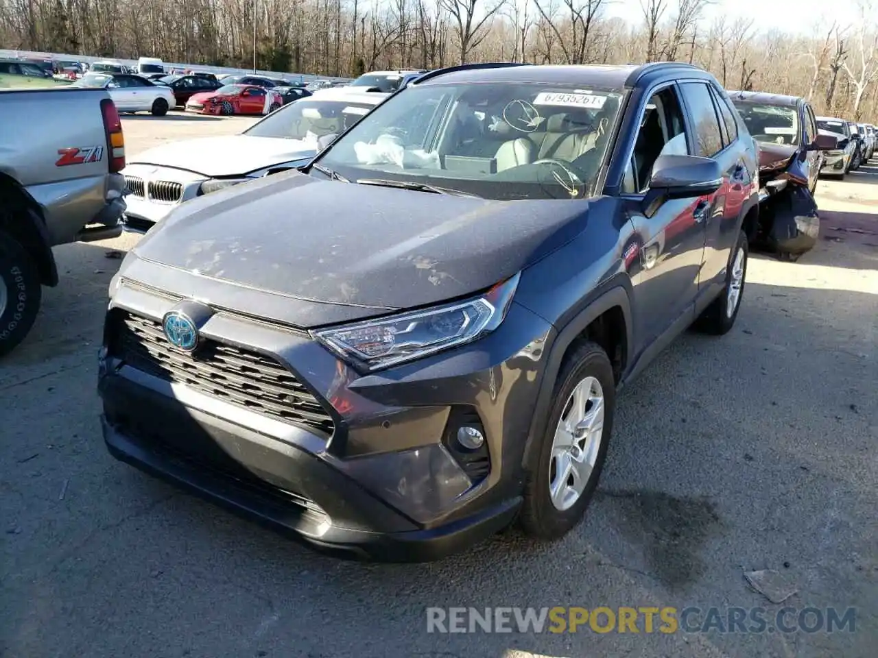 2 Фотография поврежденного автомобиля 2T3RWRFV7KW044380 TOYOTA RAV4 2019