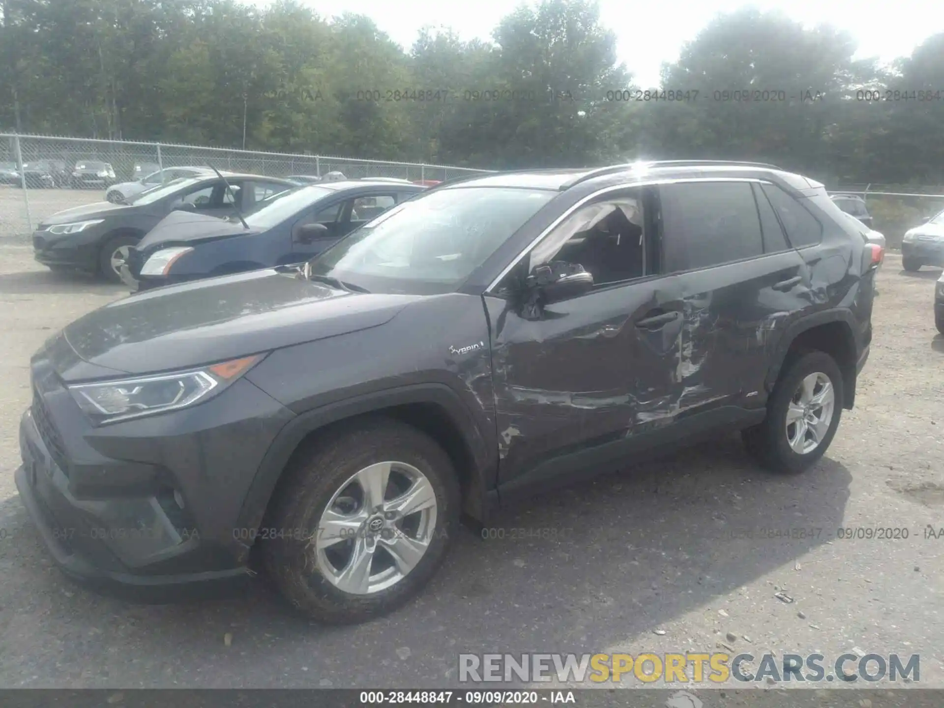 2 Photograph of a damaged car 2T3RWRFV7KW046257 TOYOTA RAV4 2019