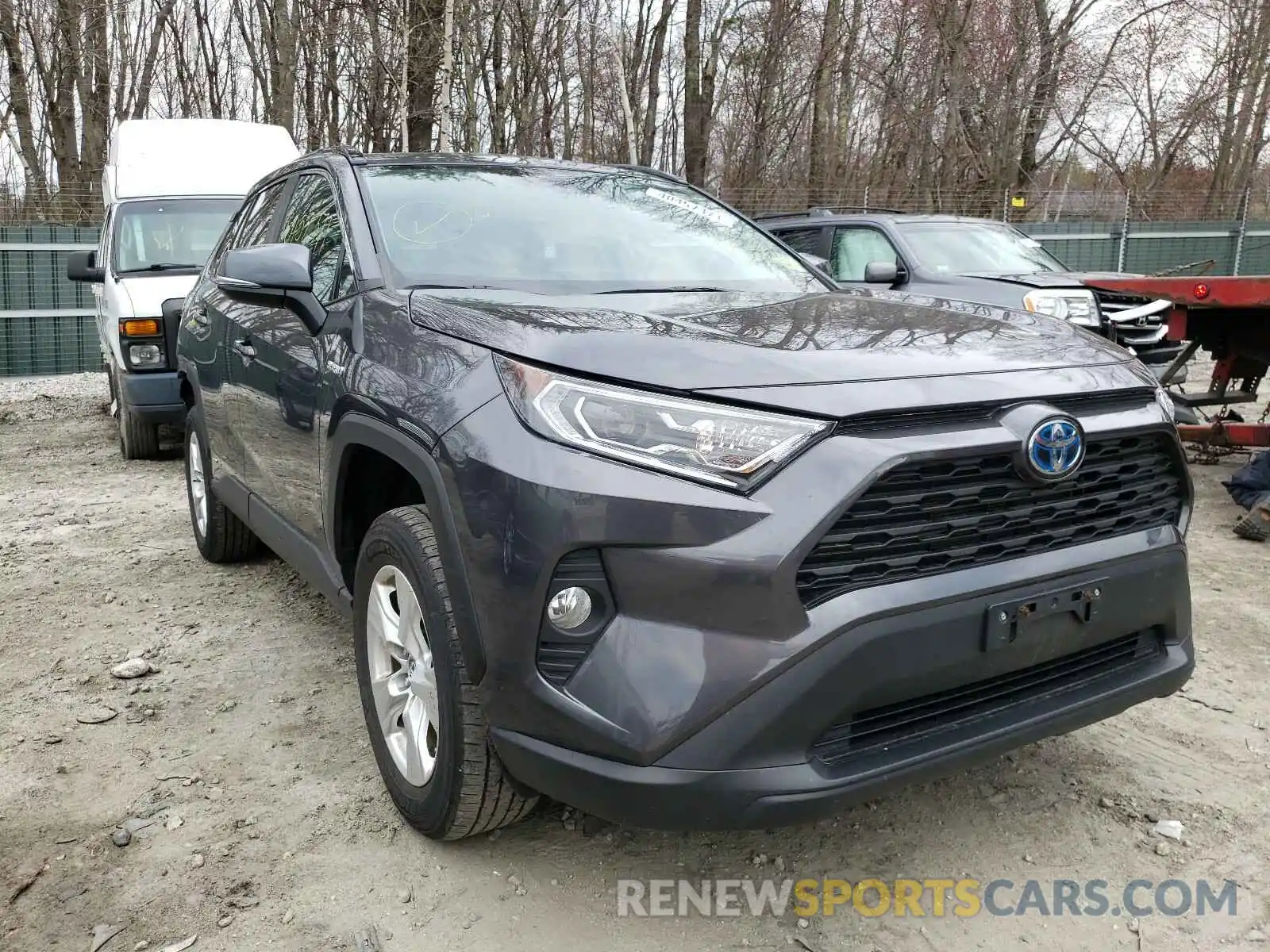 1 Photograph of a damaged car 2T3RWRFV8KW005300 TOYOTA RAV4 2019